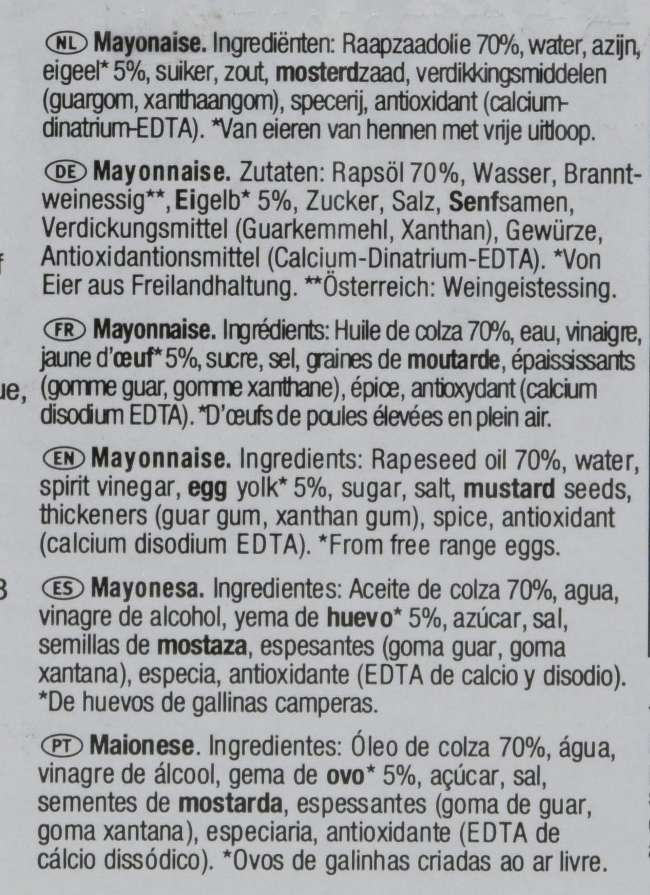 Heinz Mayonnaise – Das Original als Beutelware für Dispenser – 3 x 2,5 l