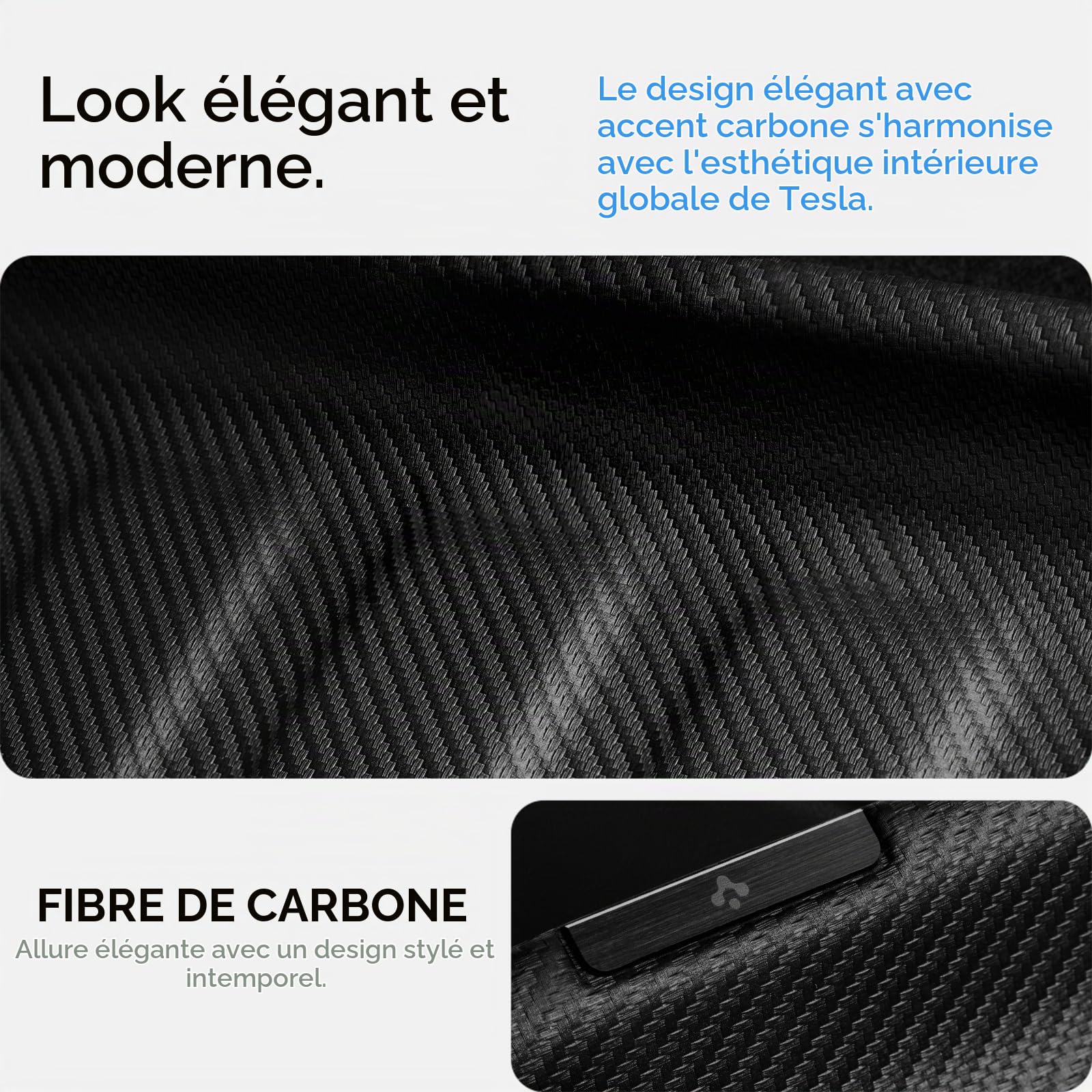 Spigen Tesla Tapis de Coffre Arrière Antidérapant
