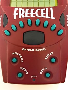 لعبة Radica Handheld FreeCell Solitaire - 8019