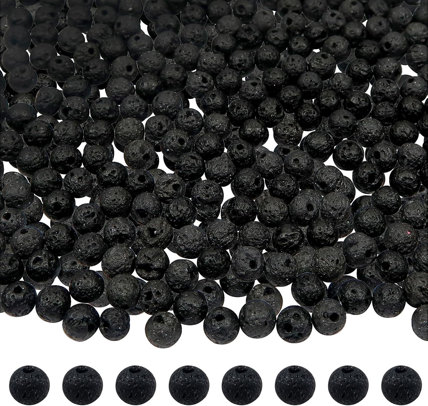 180 Perline In Pietra Naturale 4 Mm | Per Gioielli Fai Da Te - 2