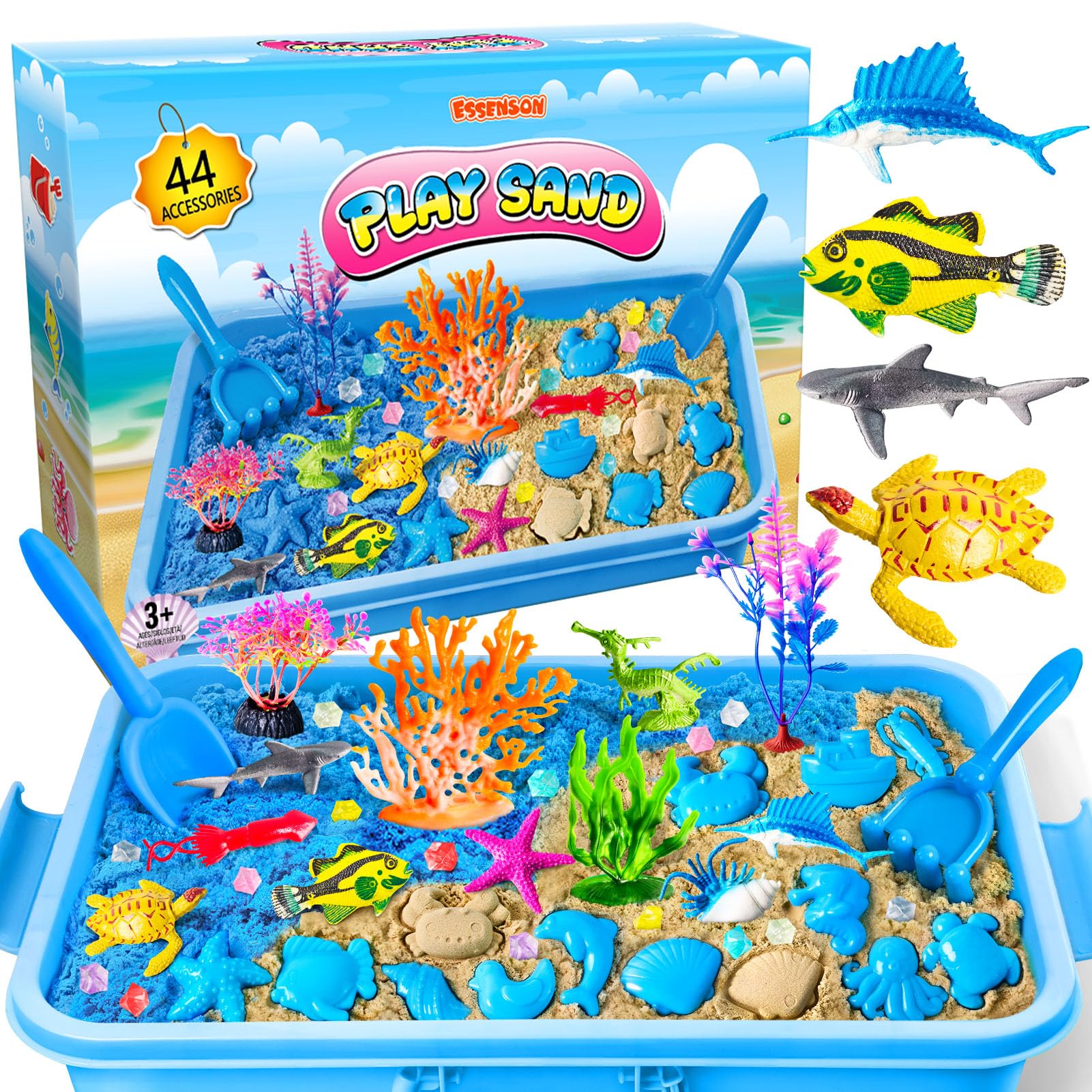 Sensory Bin Ocean Kit with Sensory Sand