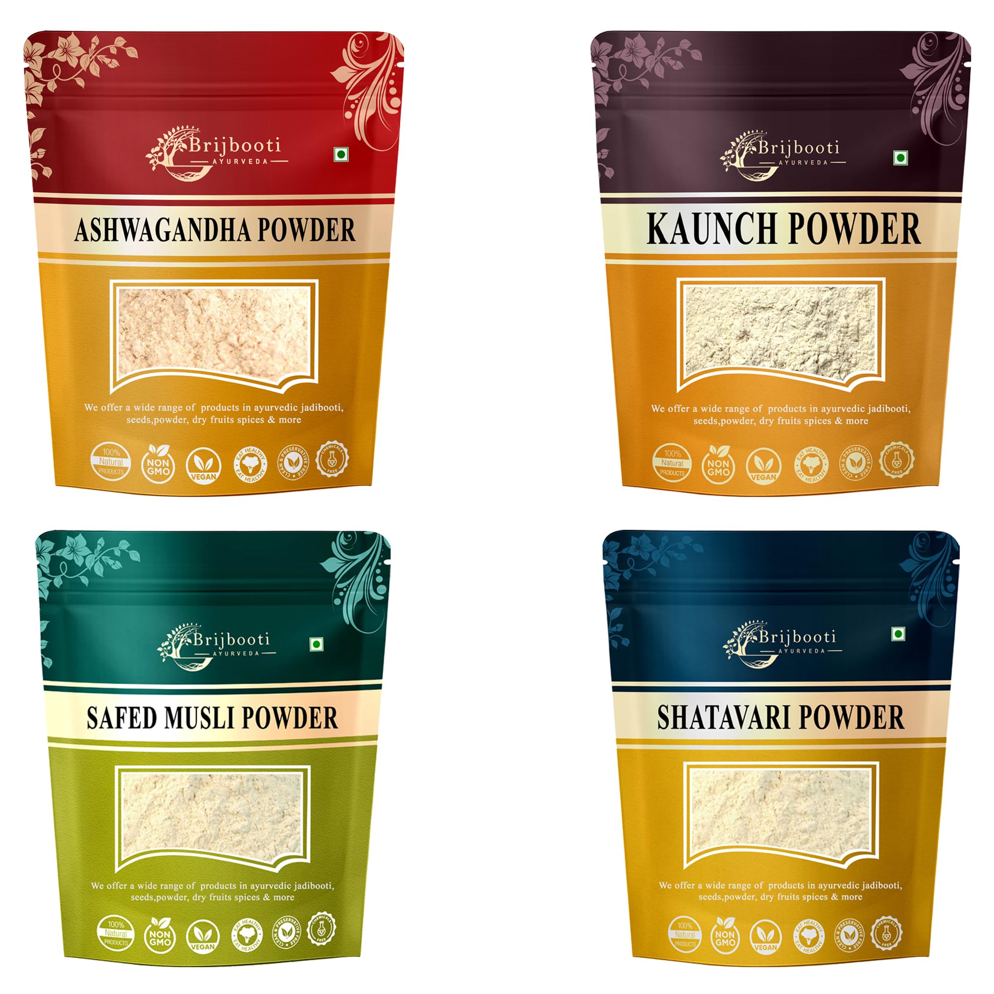 See full amazon price history chart for Birju Mahavir Combo Pack of Safed Musli Ashwagandha Kaunch Shatavari 100 Each, Multi-colored, Powder, 400 gram Birju Mahavir Combo Pack of Safed Musli Ashwagandha Kaunch Shatavari 100 Each, Multi-colored, Powder, 400 gram (B07VZ14ZYZ) Amazon Price History, Amazon Price Tracker