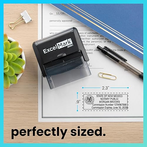 Vista 220 de ExcelMark Sello de notario para los 50 estados - Sello oficial del estado - Colorado