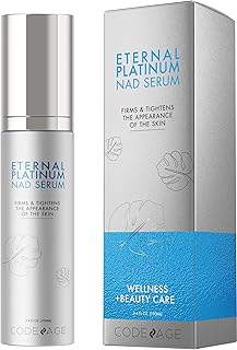 Eternal Platinum NAD Serum, Resveratrol, Niacinamide, Collagen, Vitamin C & E, Aloe Vera, English Lavender, Nicotinamide A...