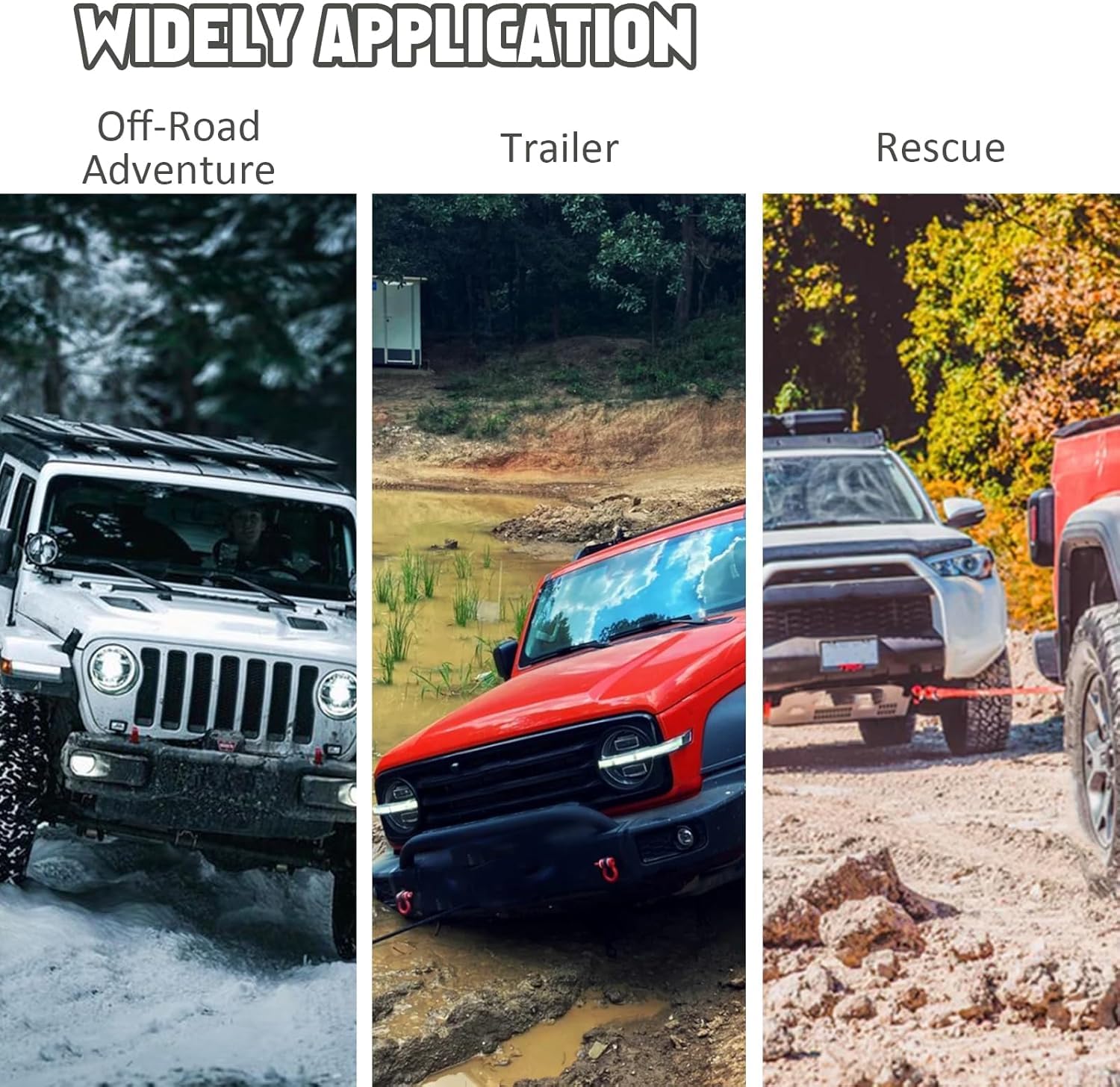 ‎18800LBS Electric Vehicle Winch, IP67 Waterproof 80Ft Steel Cable Truck Winch with Wireless Handheld Remote, 12v Power Winch for Towing UTV Off Road Vehicle (Enhanced Durability & Versatile Control)