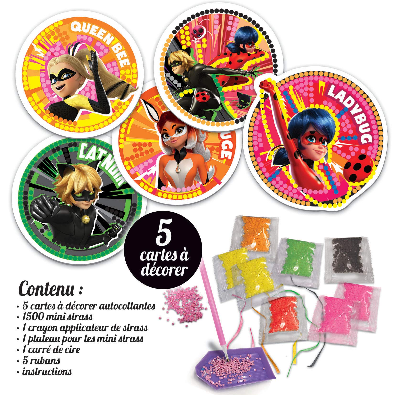 Educa Miraculous Ladybug Diamond Art Mosaik-Set – Kreatives Diamant-Mal-Set Ab 7 Jahren, Mit Glitzersteinen, Für Fans Der Serie