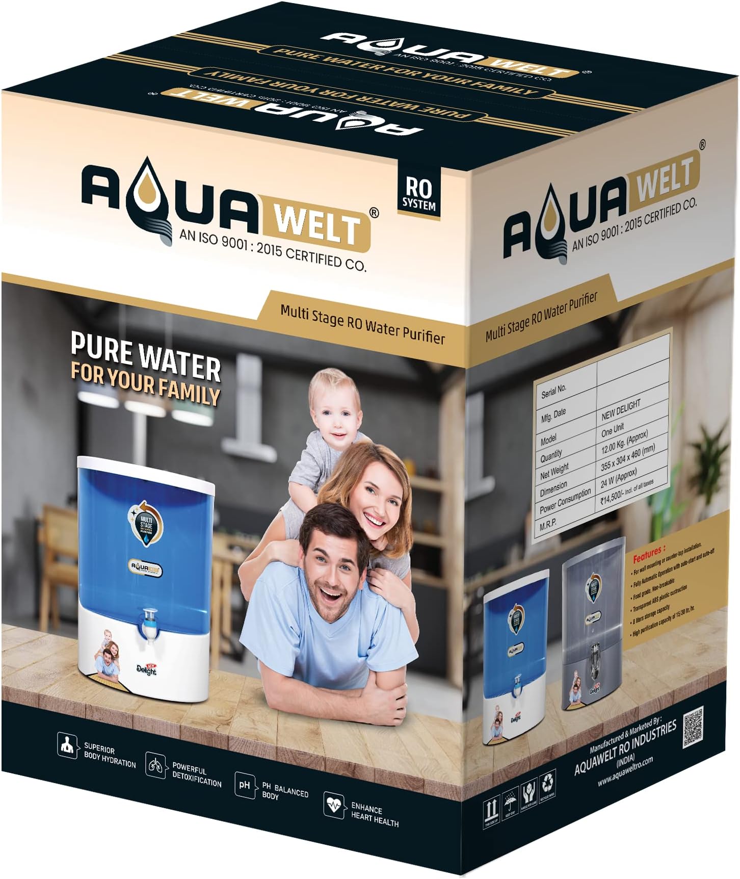 Aquawelt New Delight Ro Water Purifier
