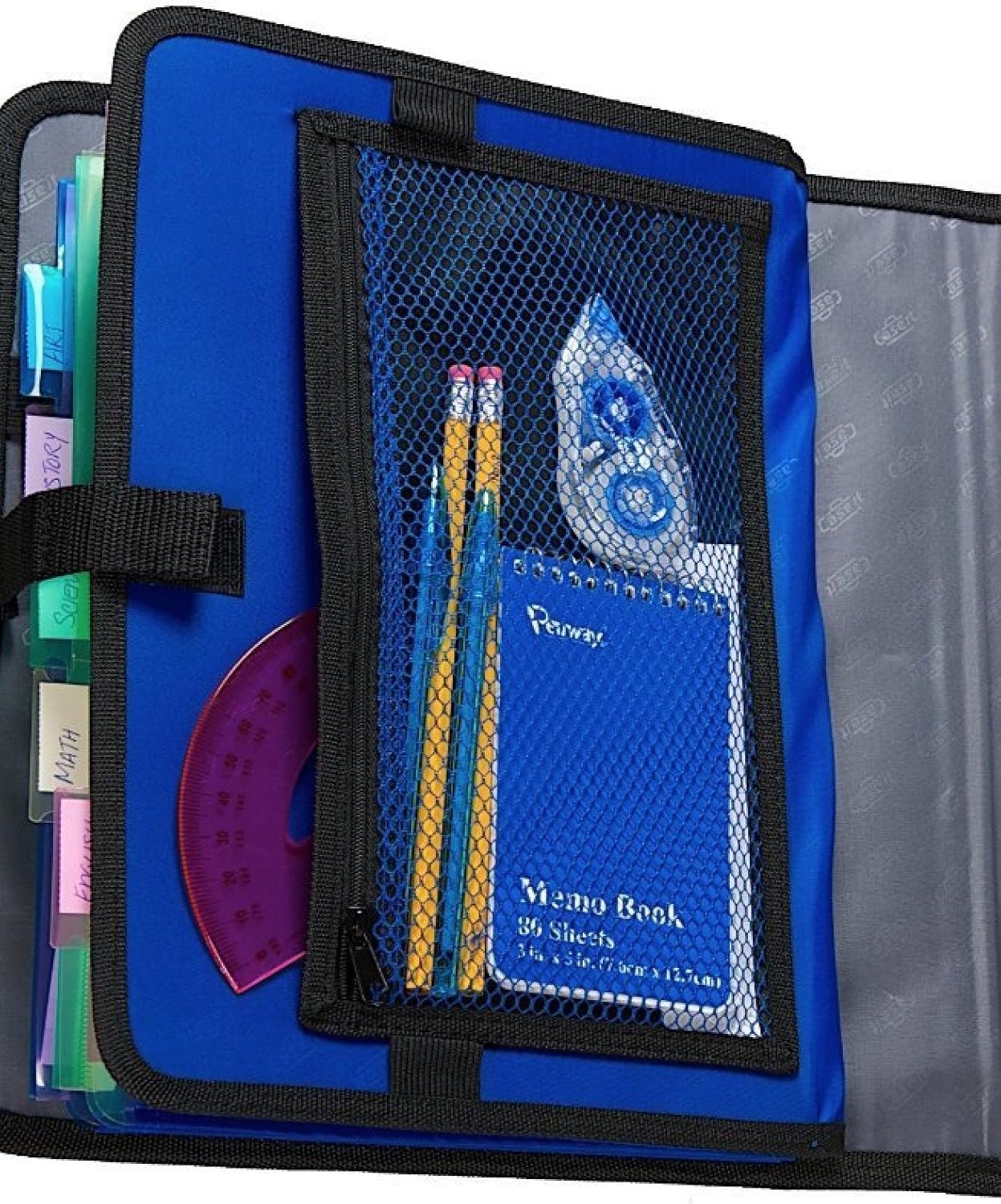 Case-it Open Tab 2-Inch Binder with Tab File, Black