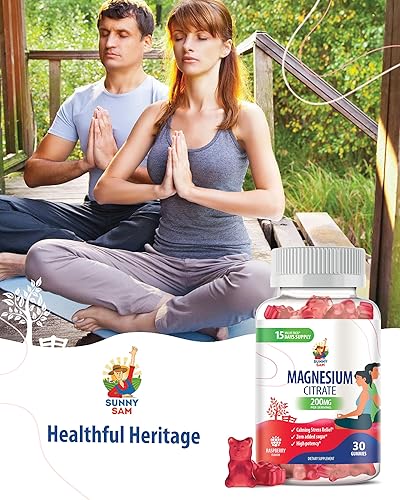 Miniatura 6 de Gomitas de magnesio para niños y adultos - 200 mg - Masticables de magnesio calmantes - Suplemento masticable de citrato de magnesio para el estado