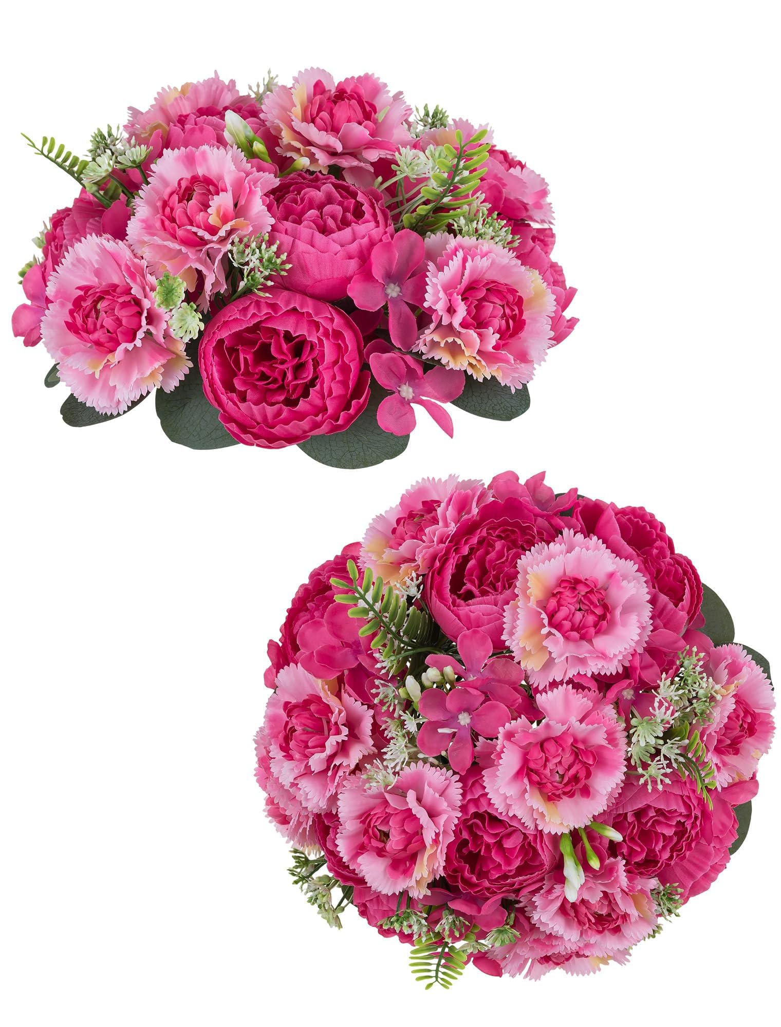 Pivoines artificielles de 24,1 cm pour sublimer votre table de salle à manger