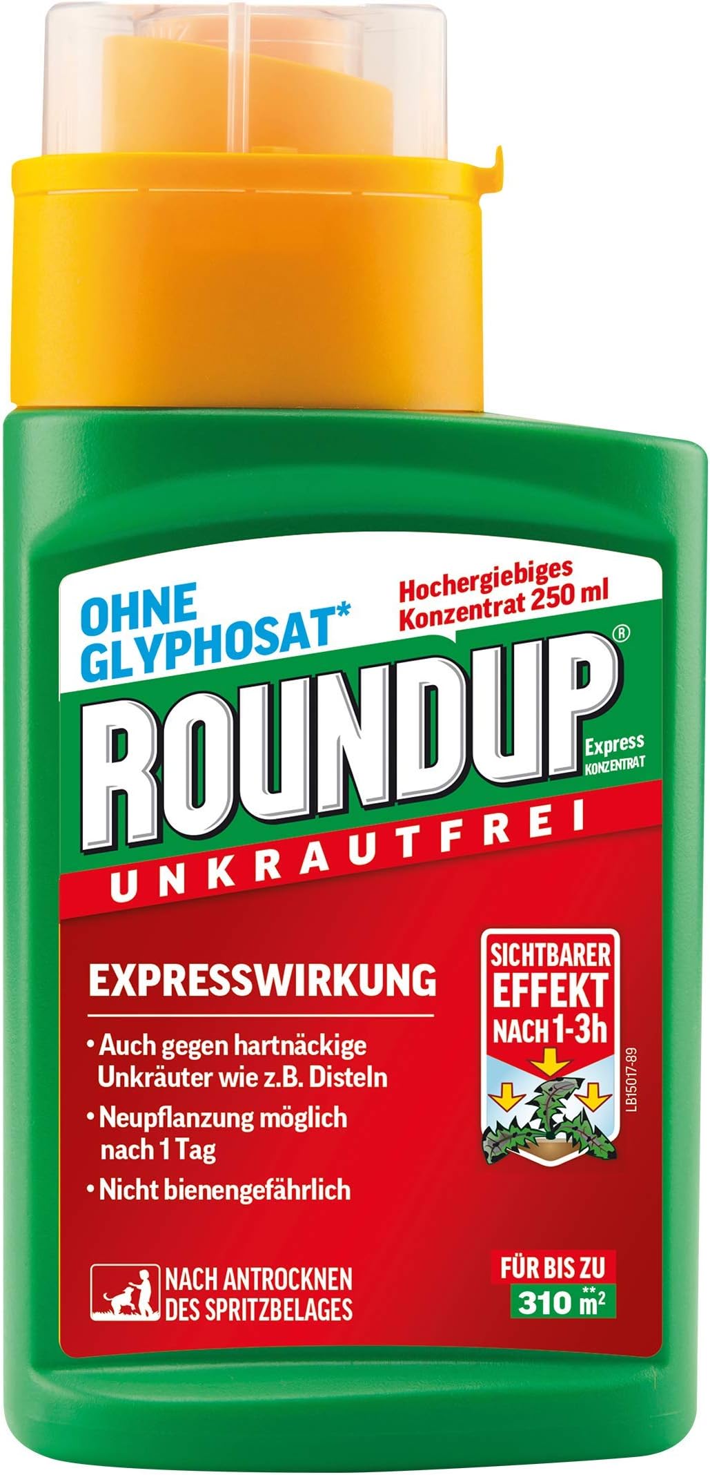 Roundup Unkrautfrei Express Ready Mix In Pressure Sprayer For Combating Weeds And Grasses In The Garden, 2.5 L - Foto 2