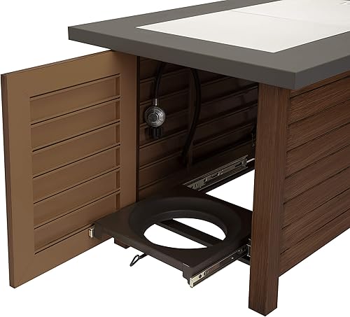 Miniatura 6 de Cuisinart COH-100 Patio al aire libre Empuje para encender encendido, diseño 2 en 1 para fogata a mesa de café, quemador de 40,000 BTU