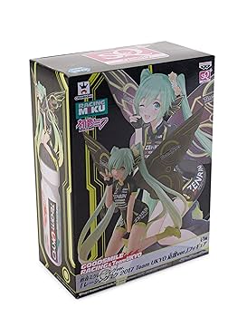 BANPRESTO - レーシングミク2017 Team UKYO 応援ver. SQフィギュア キャラクター・ボーカル・シリーズ 01 初音ミク プライズ(37871) バンプレスト 買取】レーシングミク2017 Team UKYO 応援ver. SQフィギュア