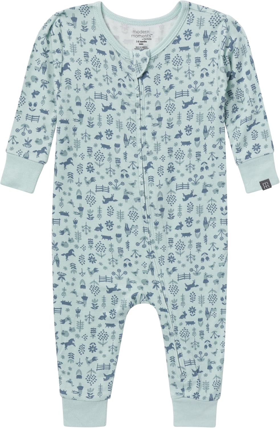 Modern Moments by Gerber unisex-baby Viscose 2-pack Footless Tight Fitting Pajamas - Image 2