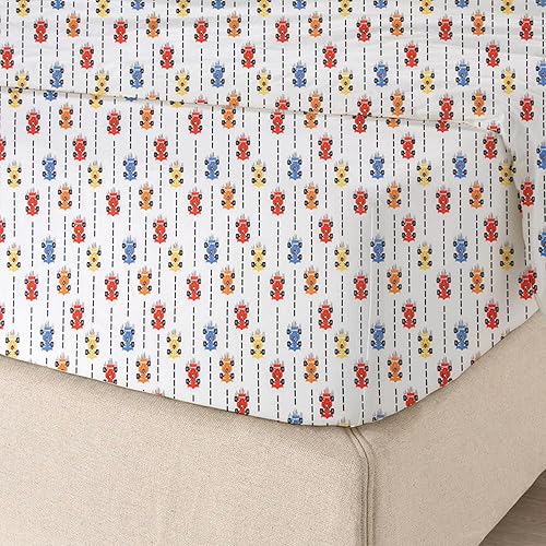 Miniatura 78 de Juego de sábanas y fundas de almohada tamaño individual Sábanas de cama individual para niños y niñas