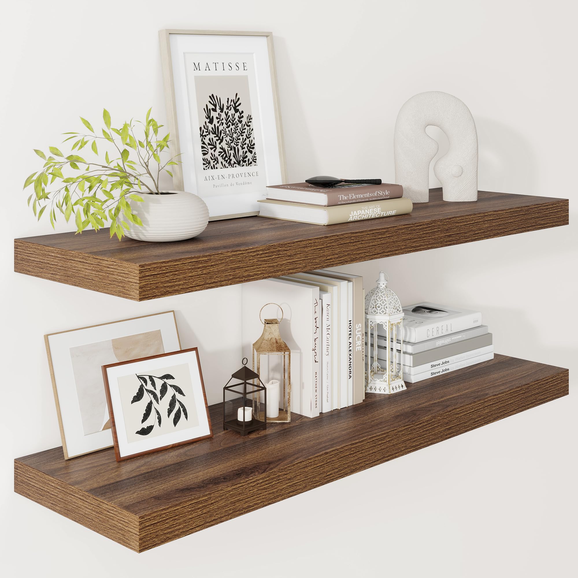 Vivelove Farmhouse Floating Shelves 12 Inch Deep