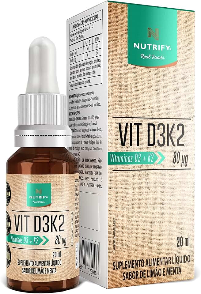 Nutrify – Vitamina D3 + K2 Líquida – 20ml