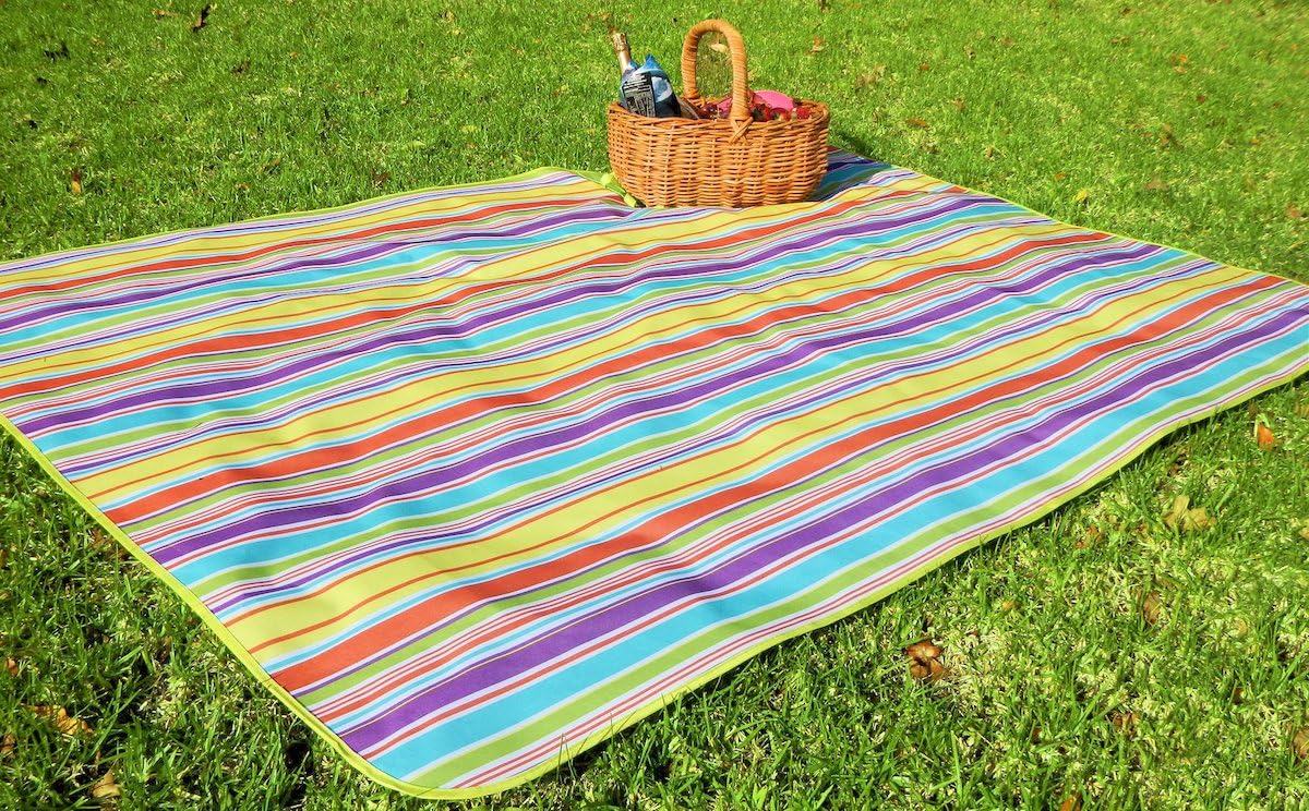Picnic Blanket Beach Blanket Outdoor Mat Large 79" x 57" Waterproof Easy to Carry from Escape Afar