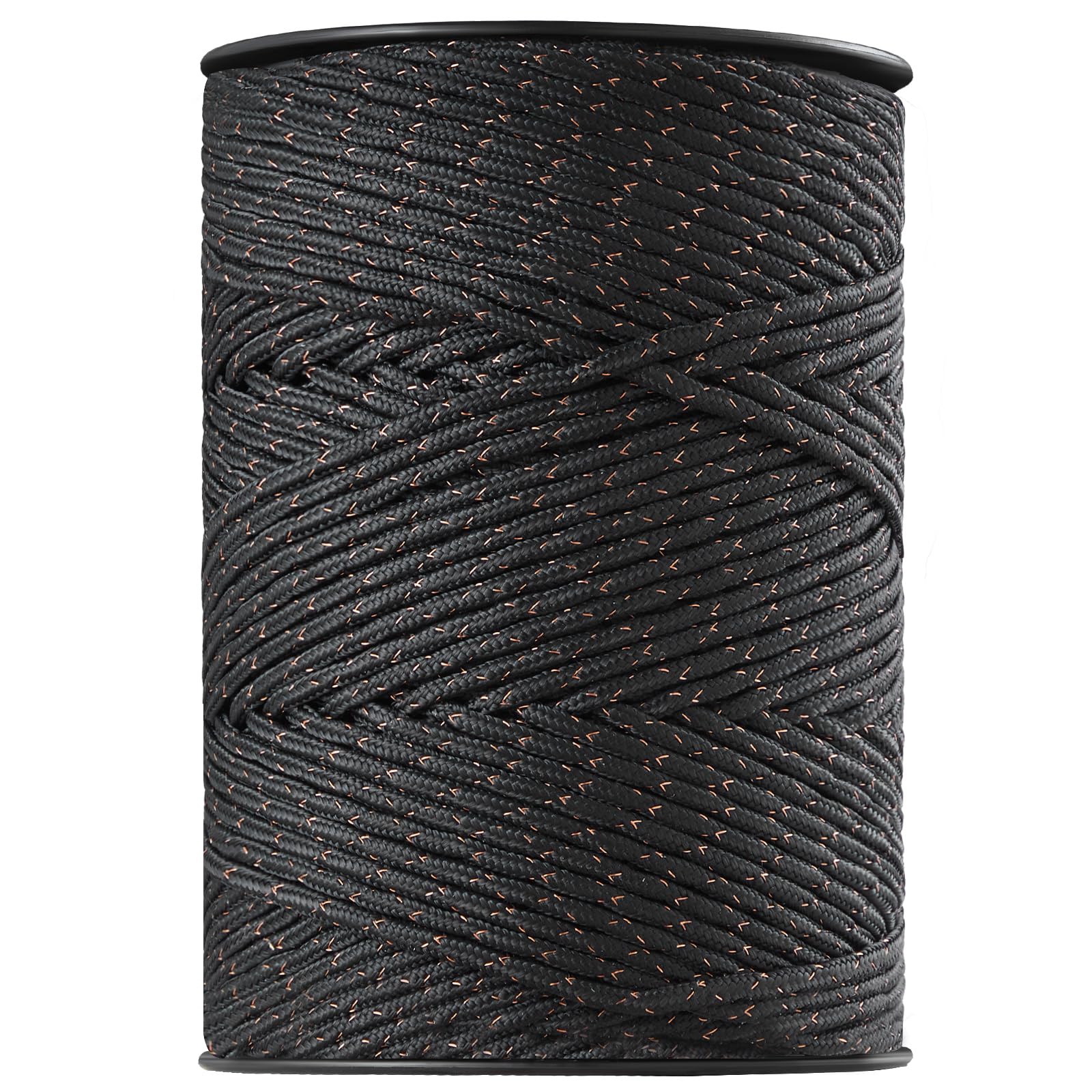 VEVOR Filo per Recinzione Elettrica, 305 m Filo Polietilene Portatile 6,3 mm Diametro, 2 Fili di Rame con Conduttività e Resistenza alla Ruggine, Linea Corda Recinzione per Cavalli, Bovini, Bestiame