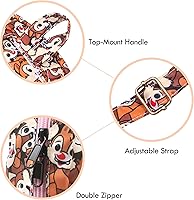 Vista 5 de Cartoon Small Nylon Bag Multipurpose Causal Daypack for Travel Trip Shopping Tablet iPad Mini up to 8 inches