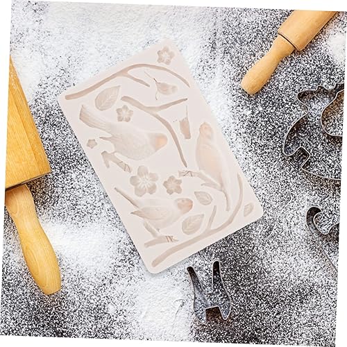 Miniatura 5 de Abaodam Molde de silicona para fondant, molde de silicona para hacer pasteles, molde de resina para fondant, creativo, moldes para hornear, ramas y