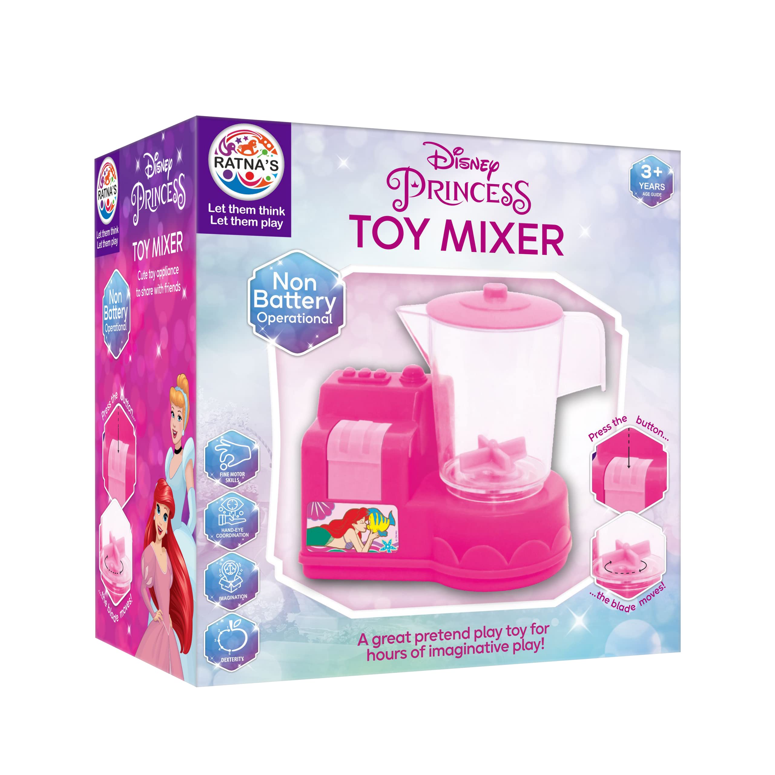 See full amazon price history chart for Ratnas Disney Princess Themed Toy Mixer | Real Operating Plastic Kitchen Toy Mixer for Kids Ratnas Disney Princess Themed Toy Mixer | Real Operating Plastic Kitchen Toy Mixer for Kids (B0B7BZQZSL) Amazon Price History, Amazon Price Tracker