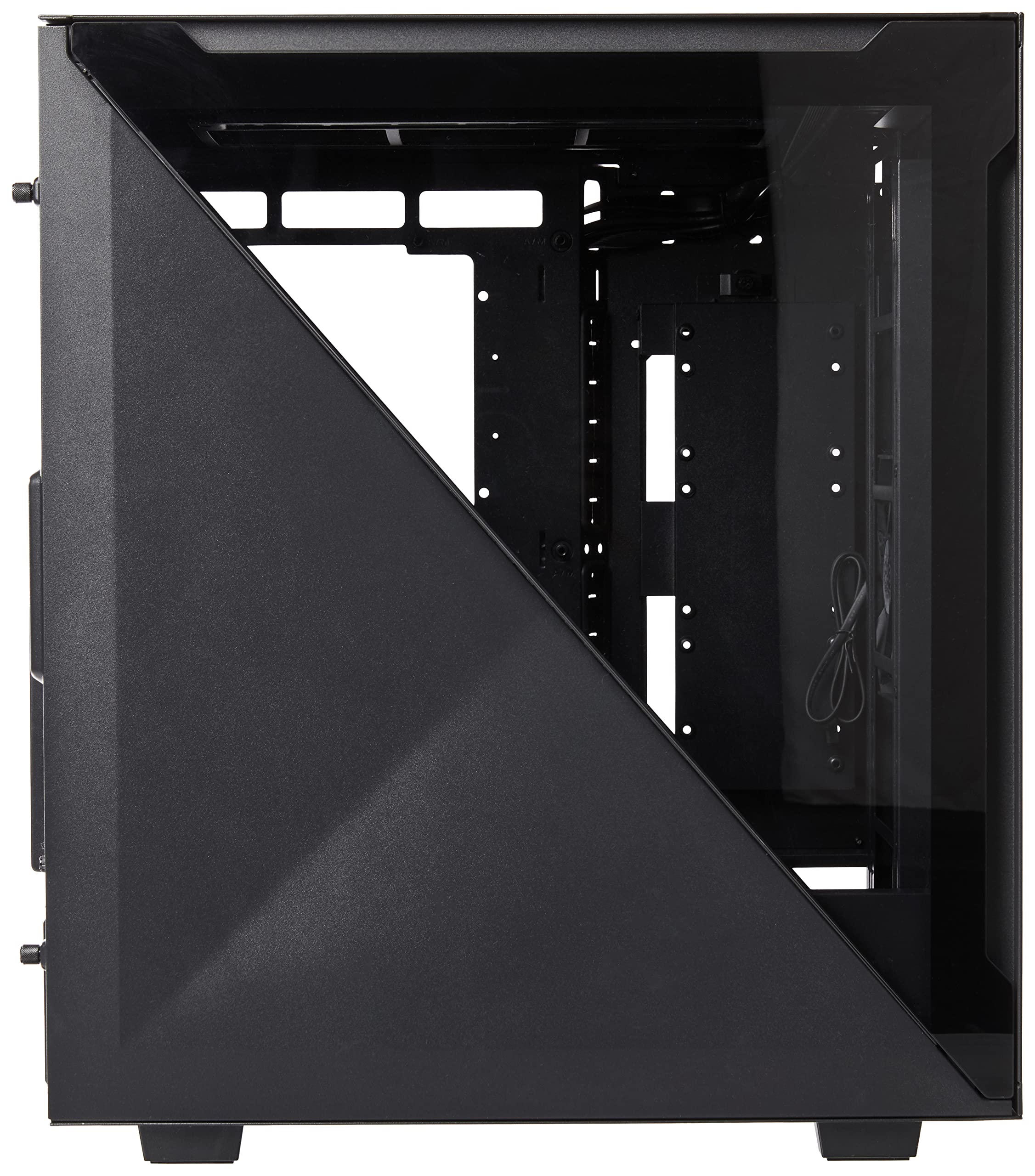 Thermaltake Divisore 500 TG Air Black Color Mid Tower Computer Case con 1 ventola standard da 120 mm, 1 ventola posteriore da 120 mm, 2 pannelli a rete, 2 finestre in vetro temperato + 2 pannelli