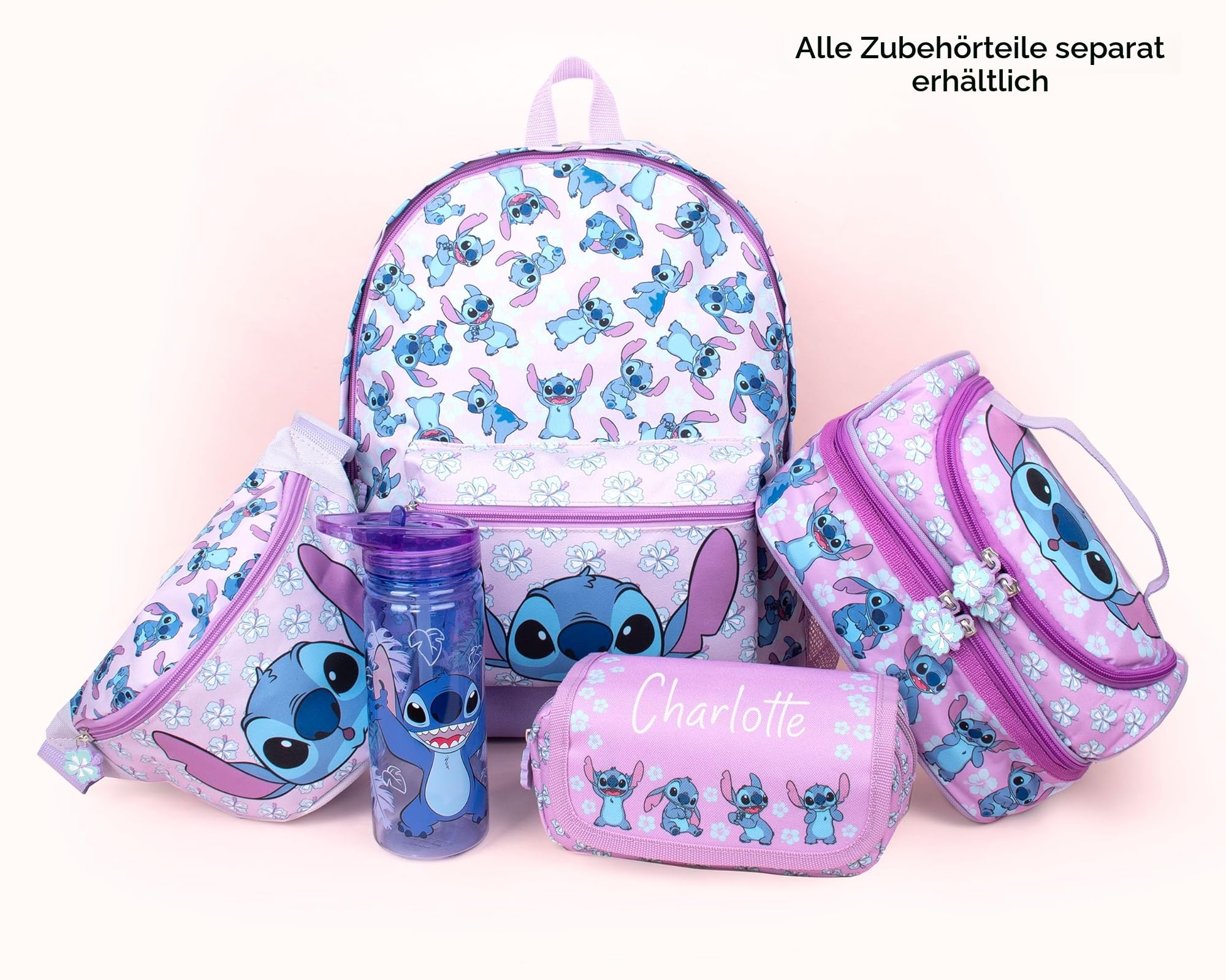 Disney Stitch Lunchtasche mit mehreren Fächern, für Kinder, Schule, thermisch isoliert, Doppeldecker, Lebensmittelbehälter für Mädchen