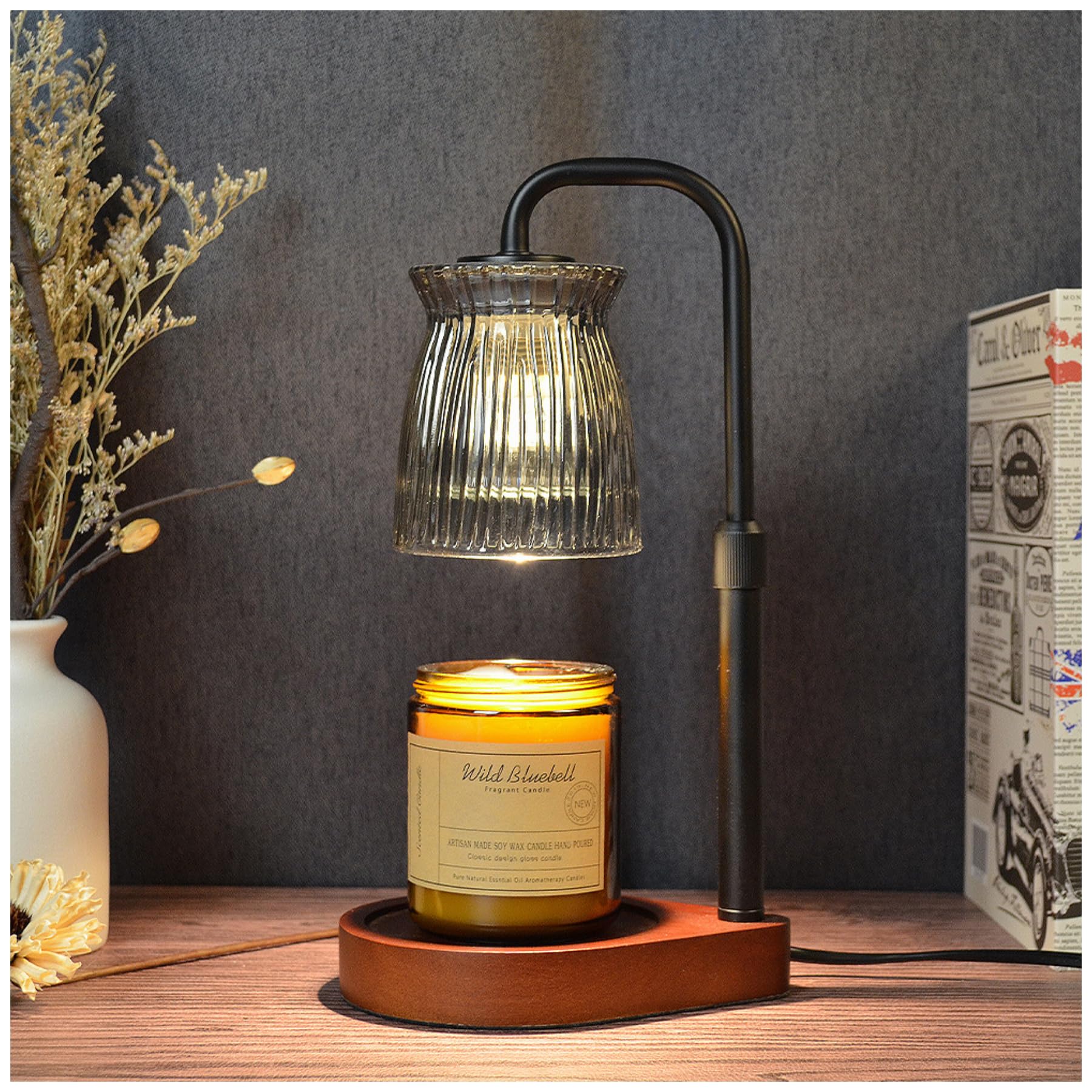 Proaustin Candle Warmer Lamp With Timer Dimmable Adjustable Height