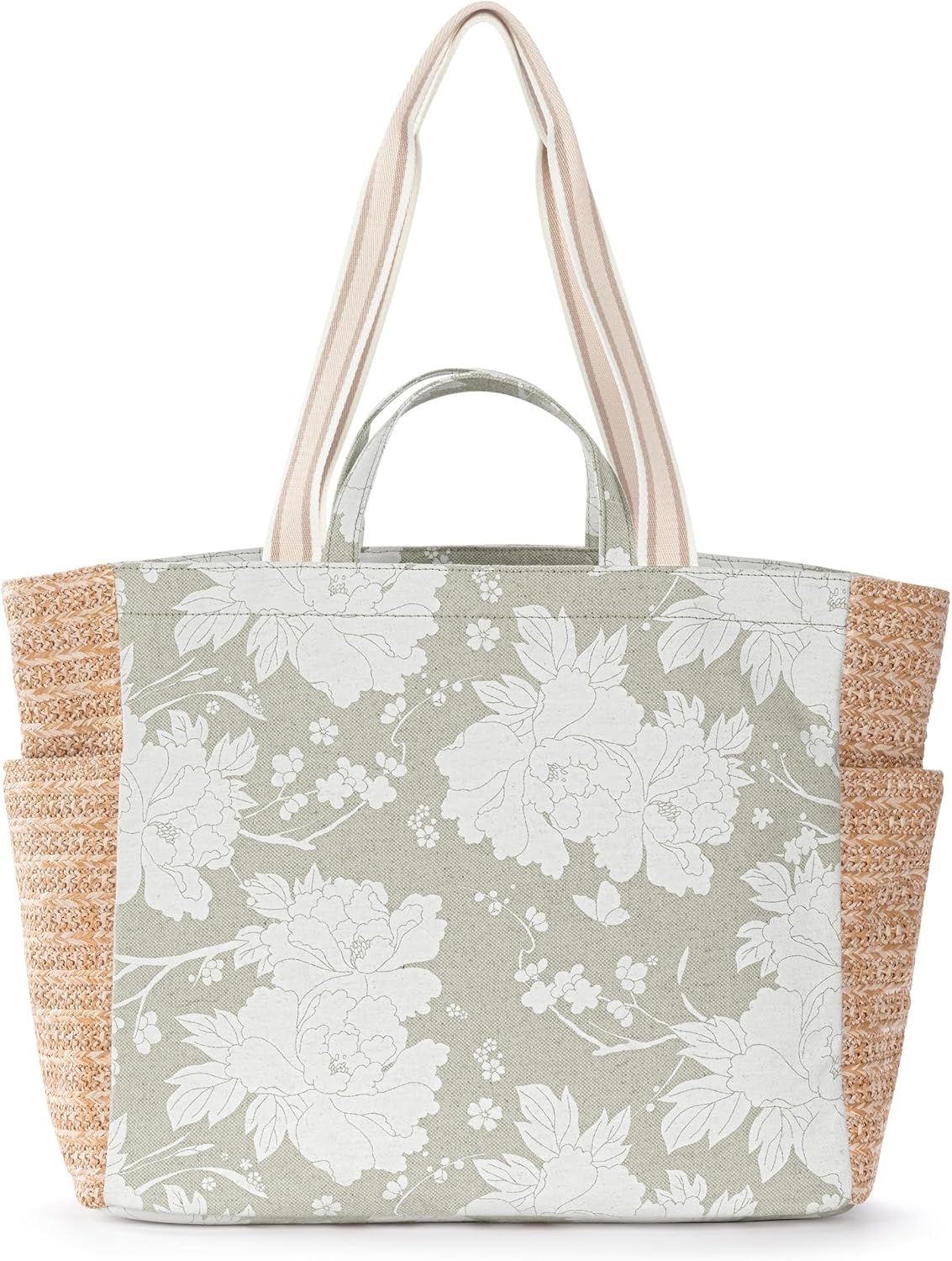 Sakroots Cassia Beach Tote – Oversized Lightweight Tote Bag with Comfortable Straps, Open Top & Roomy Interior.