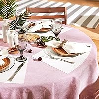 Vista 11 de DII PVC Tabletop Collection Placemat Set, Wedge, 13x20, Gray, 6 Piece