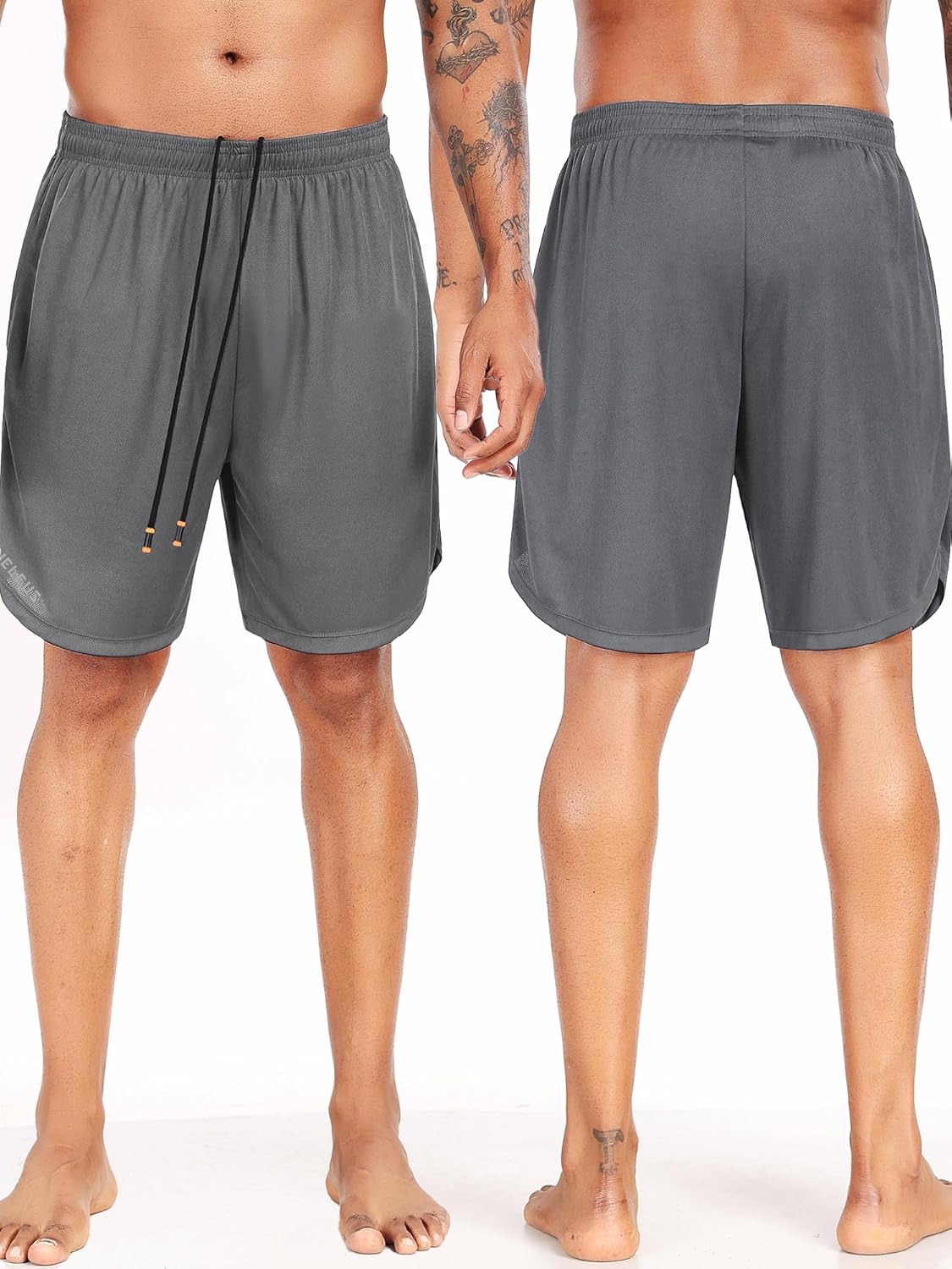NELEUS 2 in 1 Athletic Shorts for Men 9" Dry Fit Workout Running Shorts with Pockets - Image 3