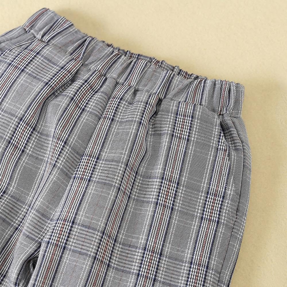 Dressy Daisy Baby Toddler Boys Gentleman Vest Suit Wedding Formal Dress Outfit Set with Hat, Gray Green Blue Brown Red - Image 4