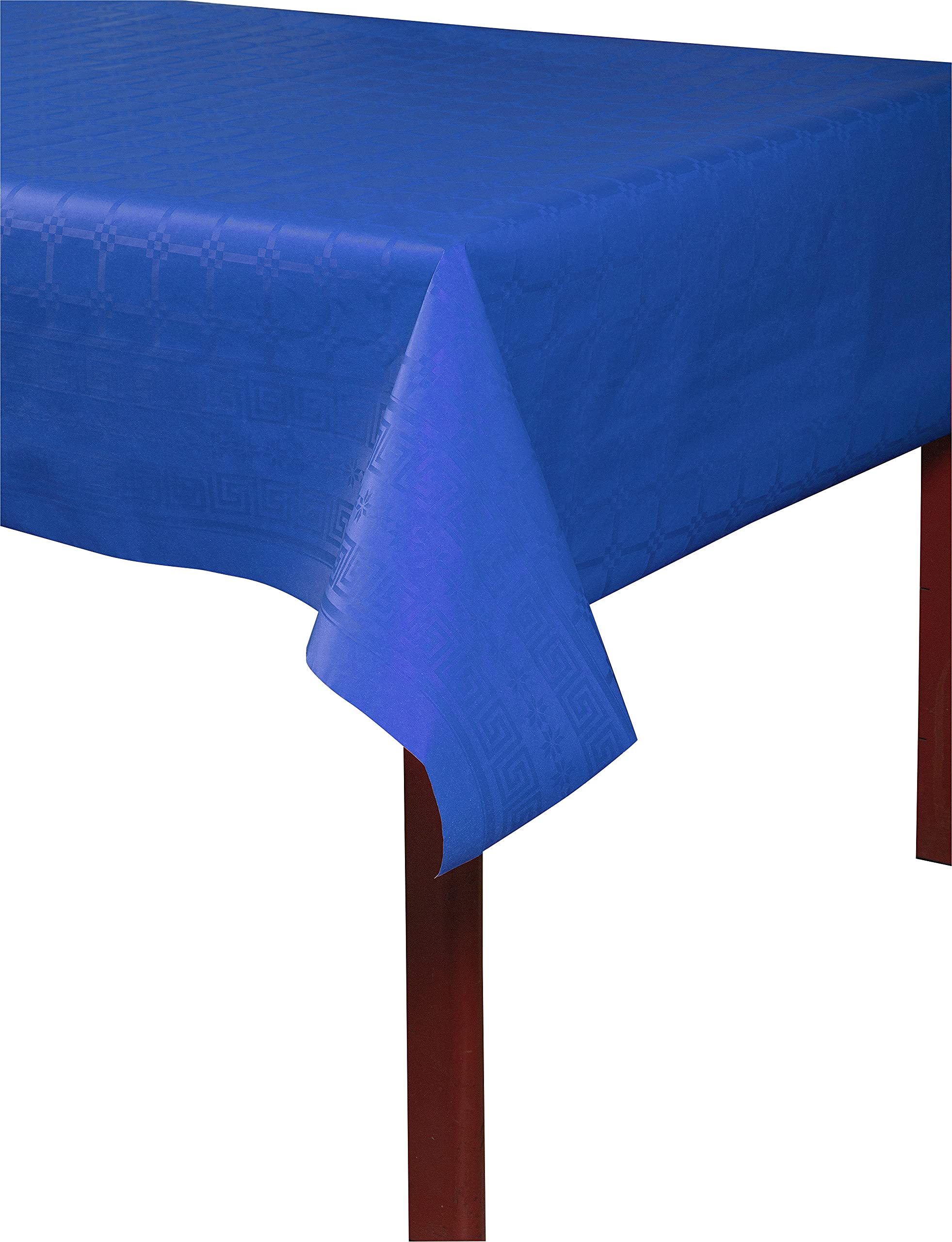 Pronappe 166 Nappes Jetables Papier Damassé Rouleau 50x1.18m Bleu marine
