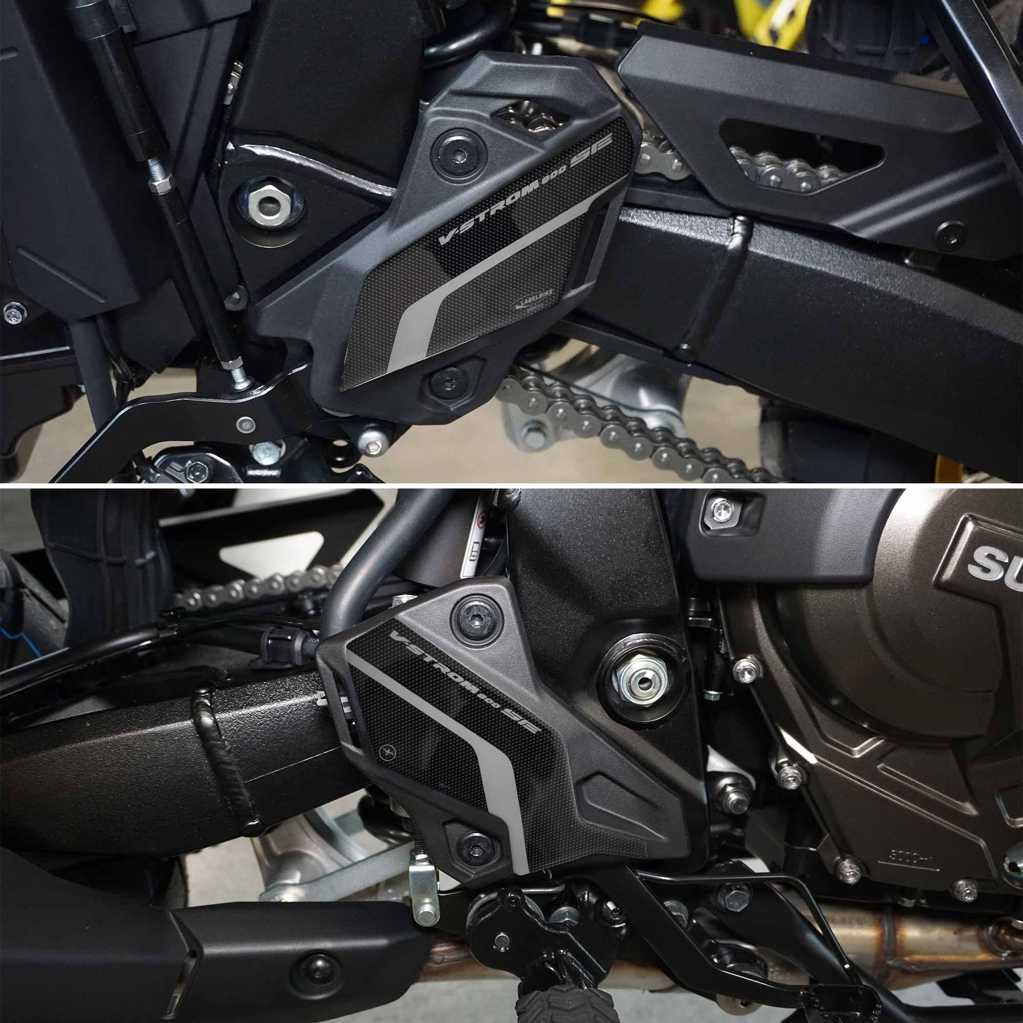 Autocollants 3D Gel Résine Pour Suzuki V-Strom 1050 - Protection Seuils De Porte Moto - Déco Personnalisée Labelbike