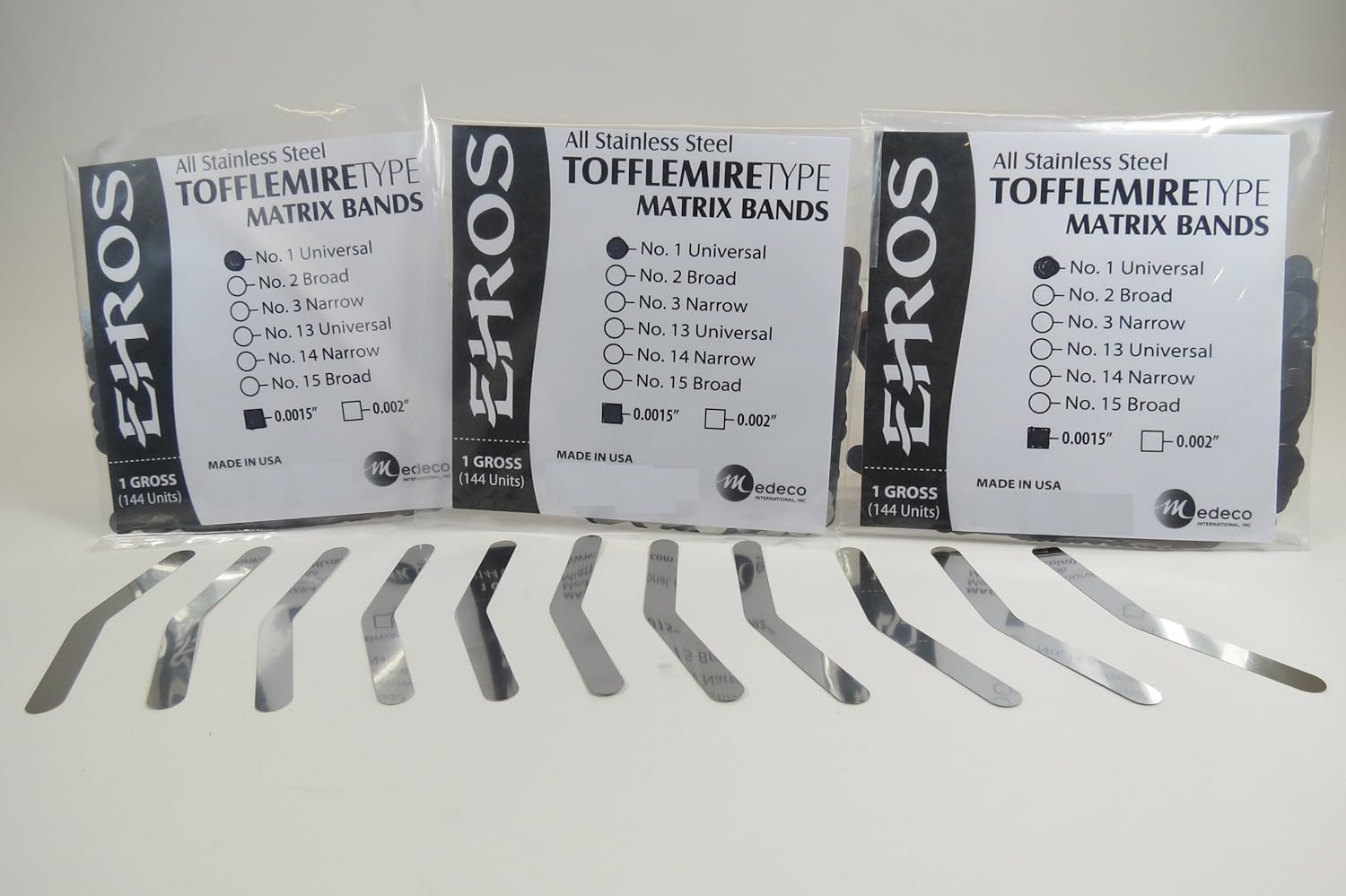 Easyinsmile Dental Matrix Band Tofflemire Type 0.04mm Stainless Steel (#1) : Buy Online At Best Price In KSA - Souq Is Now - Foto 3