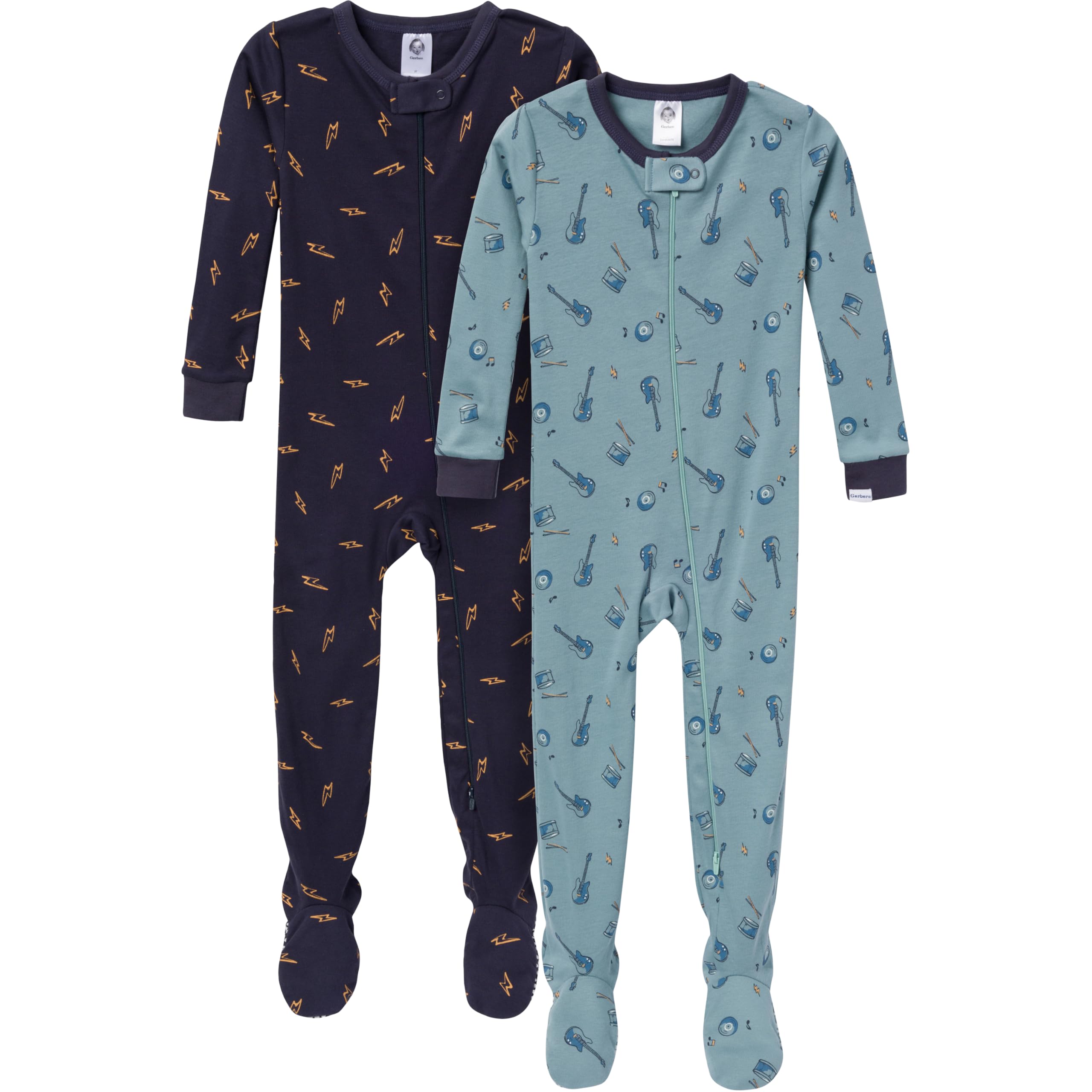 2-Pack Baby & Toddler Boys Camo Snug Fit Footed Cotton Pajamas