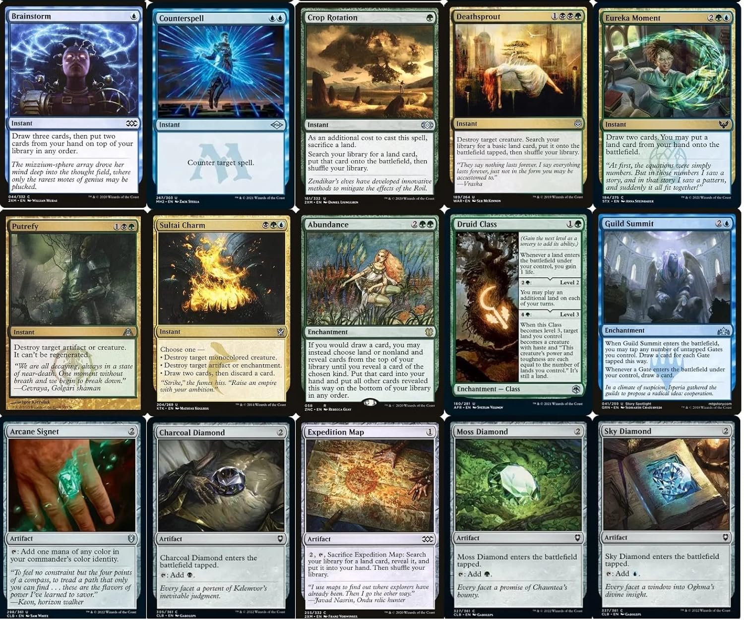 Elite Commander Gates Deck - Sultai - Green Blue Black - EDH - Nine-Fingers Keene - 100 Card - Custom Magic The Gathering Deck - Very Strong!