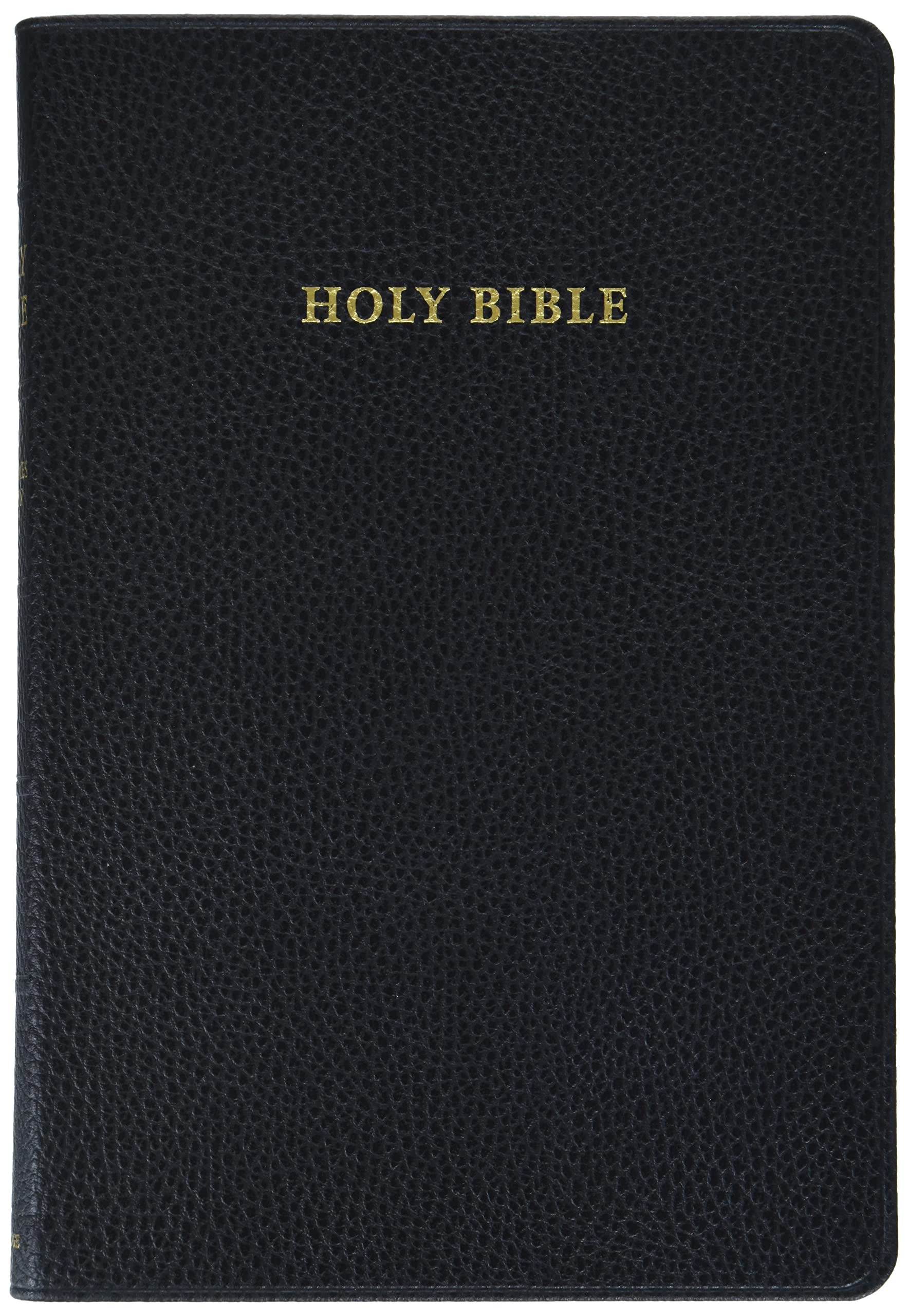 KJV Topaz Reference Edition, Black Calf Split Leather, KJ674:XR