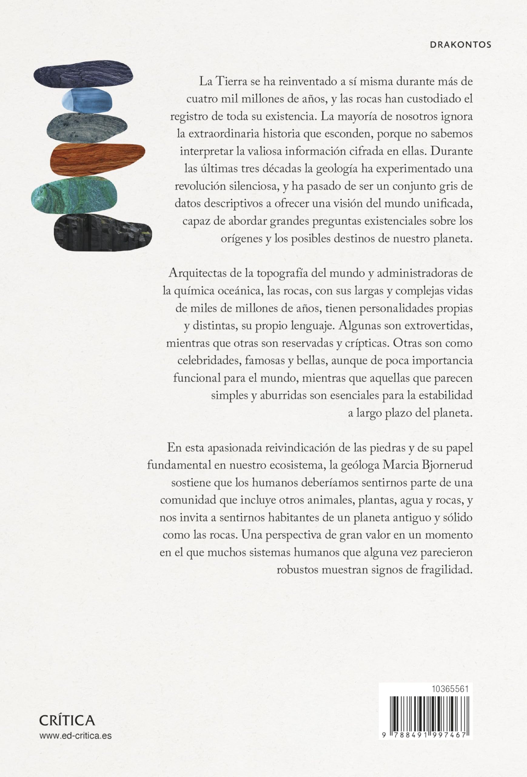 Escuchar a las piedras: Explorando la sabiduría de las rocas (Drakontos)