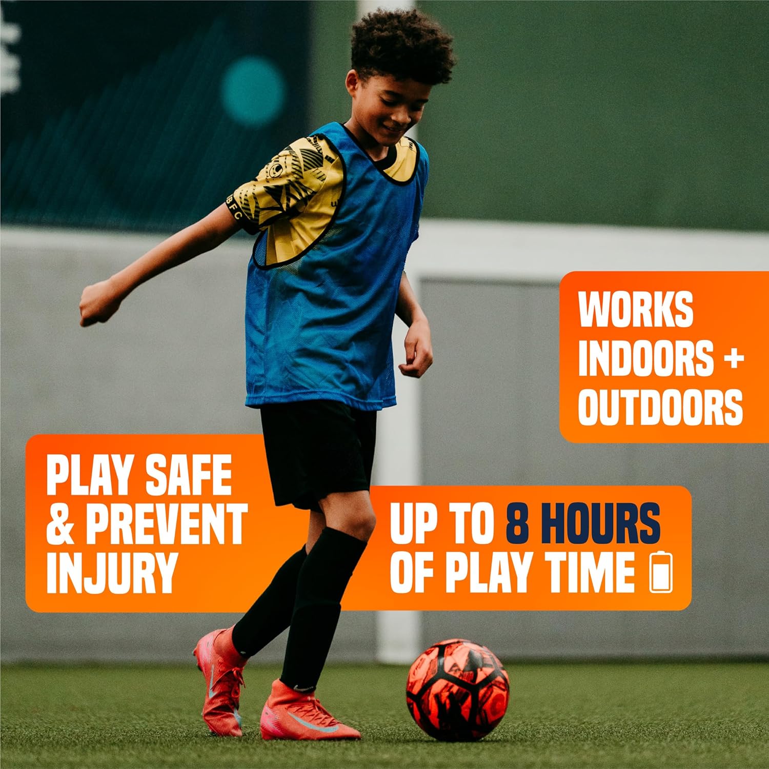 Flick Smart Soccer Tracker with Shin Guards - Track and Anaylze Performance - Soccer Accessory for Training and Games - Extremely Lightweight - One Size Fits All - Image 8