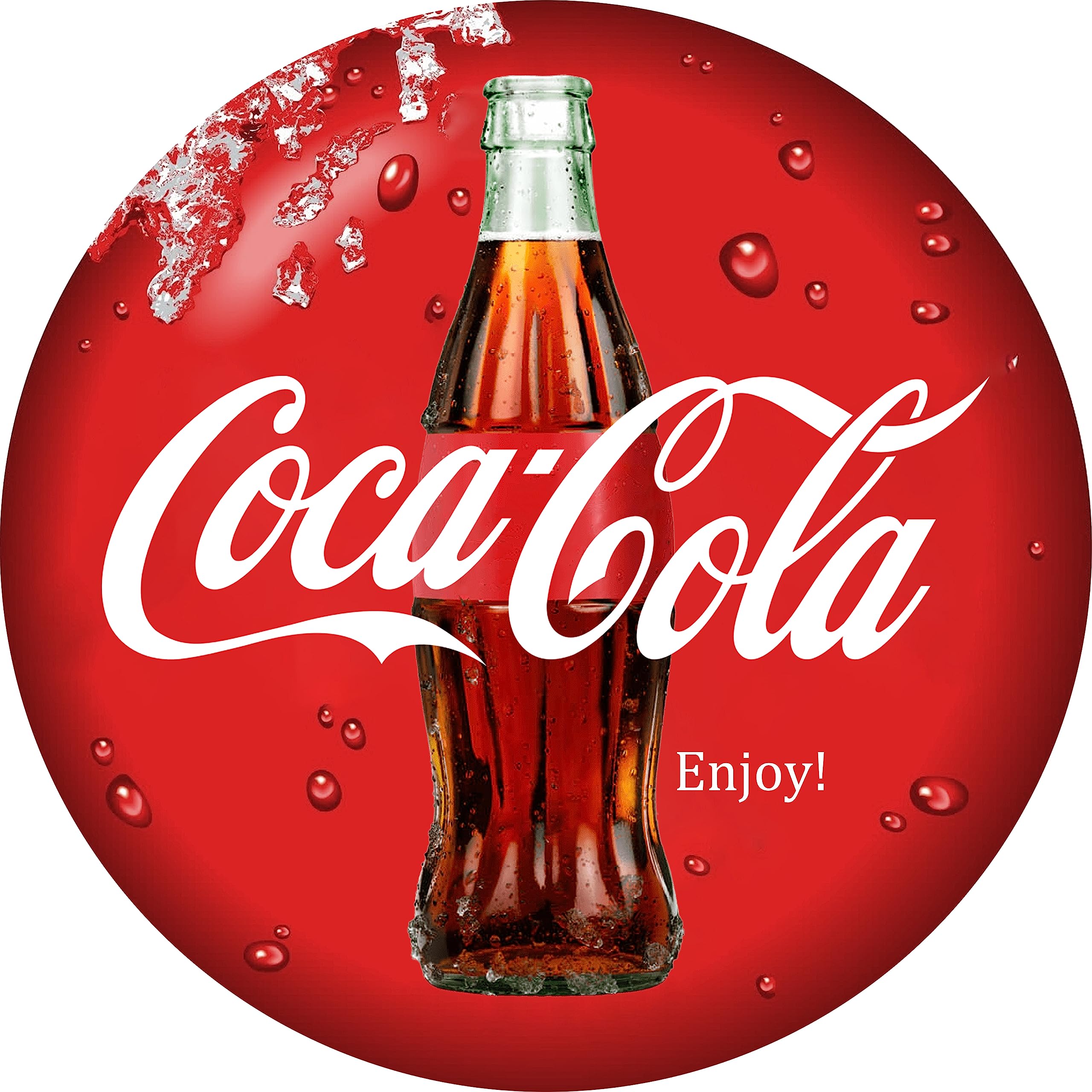 UNiQ Designs Coca-Cola Blechschild - Vintage Wanddekoration 30,5x20,3cm