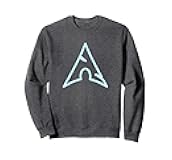Arch Linux lovers tee Light Logo Open Source Os Sweatshirt