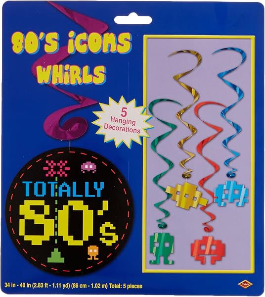 80’s Whirls (5/Pkg)