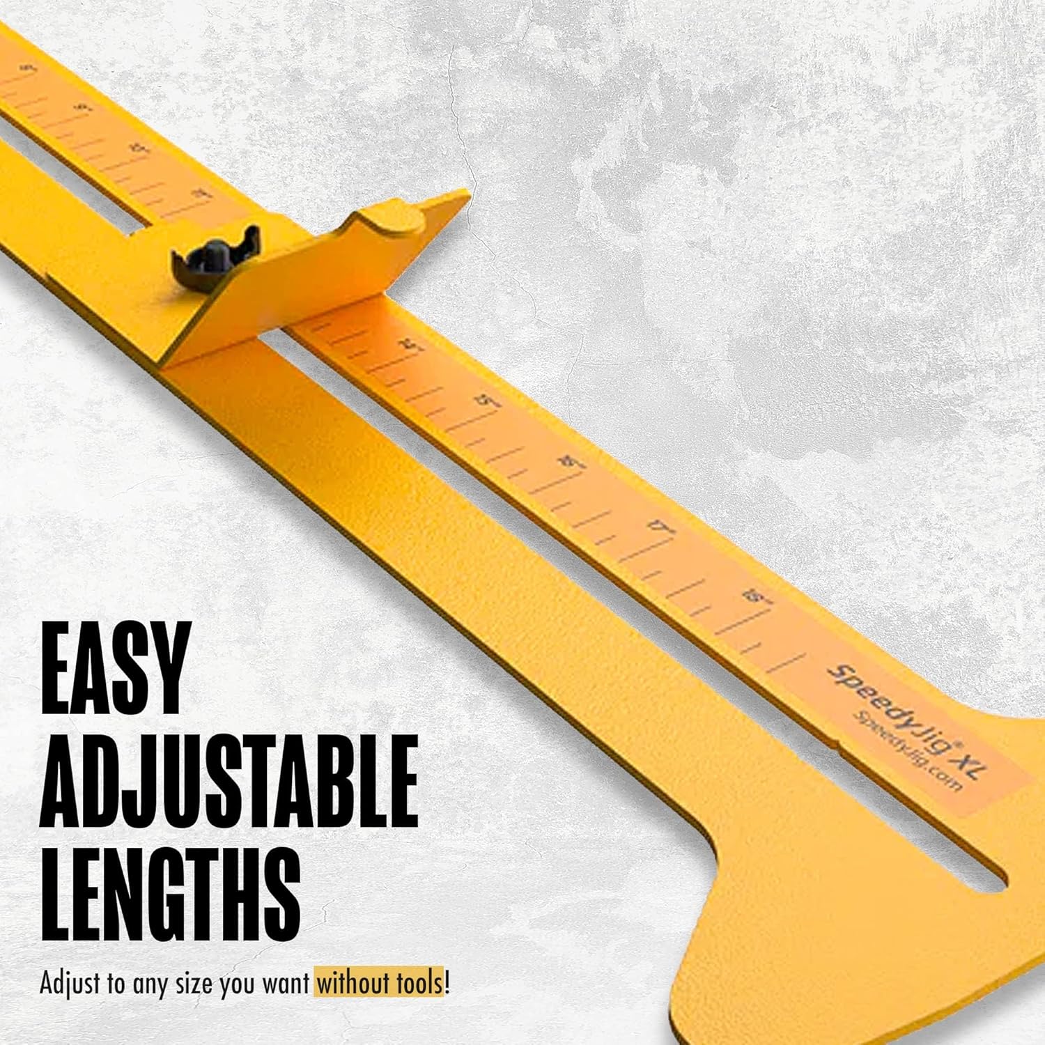 SpeedyJig XL Paracord Bracelet Kit & Jig | Adjustable Frame | Craft 4” to 18” Survival Bracelets, Jewelry, Keychains | Craft Idea for Adults & Children | Includes Cords & Buckles | USA Made