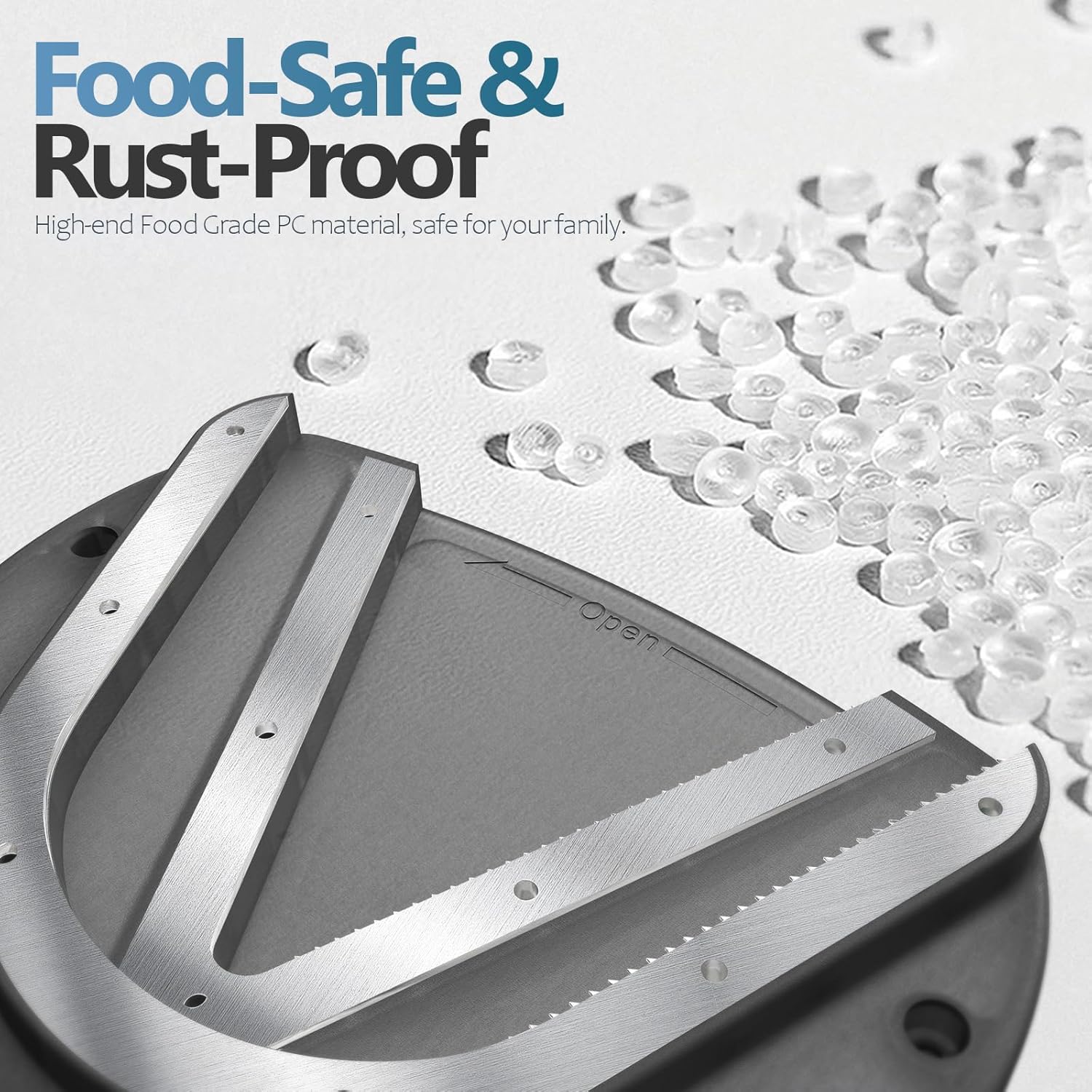 Mount-on Cabinet Jar Opener for Weak Hands,Seniors with Arthritis,Double U Shaped Grooves Grip Bottle Opener for Any Size Lid,304 Stainless Steel One-Handed Can Opener Tool for Home Assistance,Black