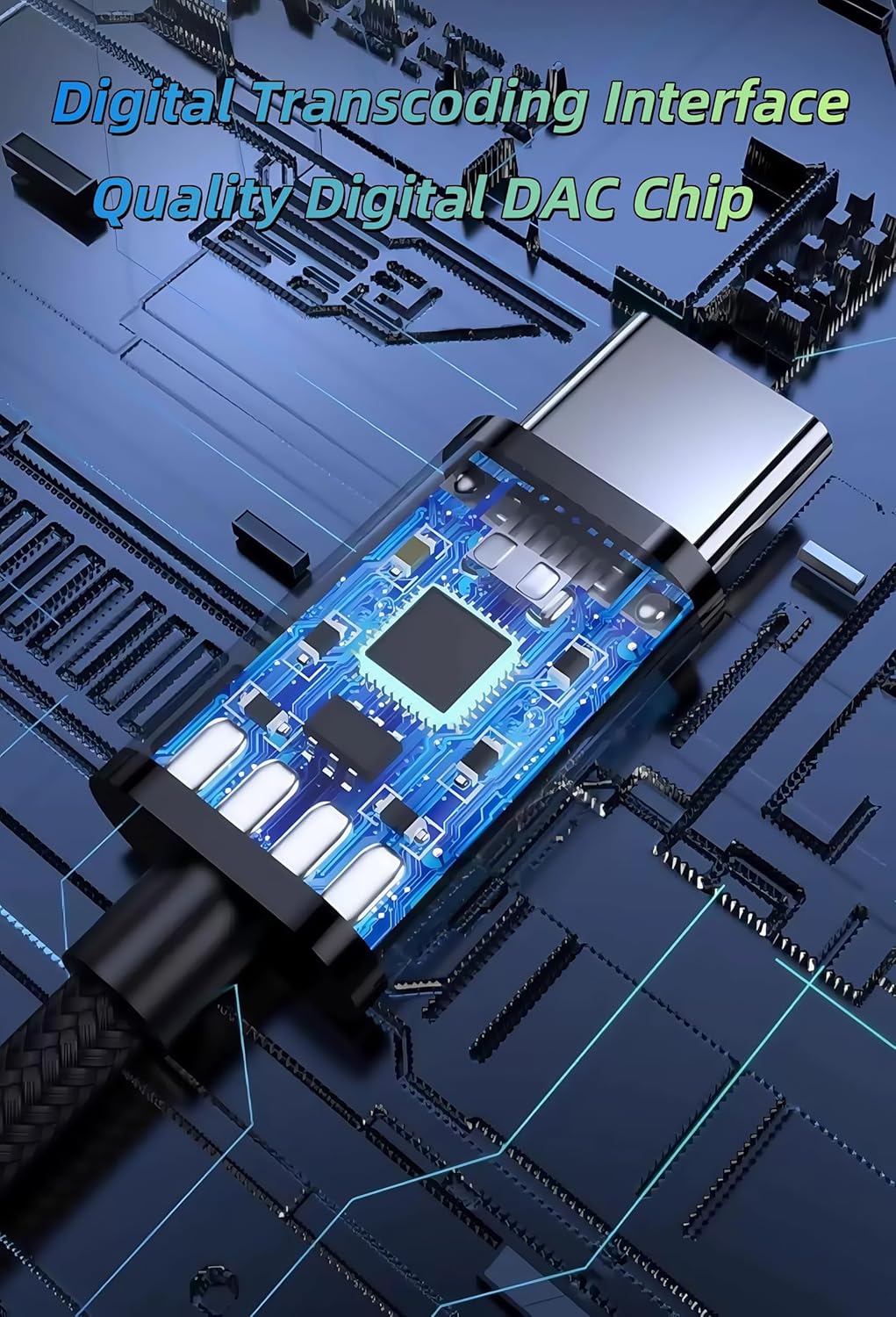 USB-C Wired Earphones with Microphone, Noise Canceling, Volume Control, Compatible with Galaxy S25 S24 S23 S22, iPhone 16 15, Pixel Phones - Image 4