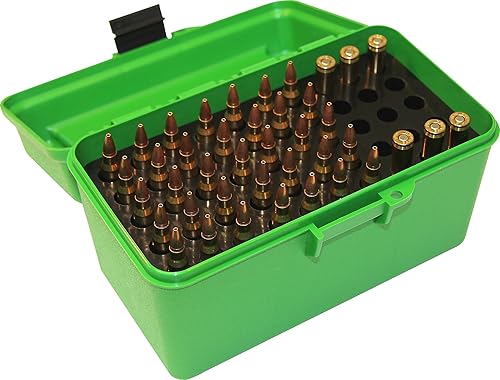 Miniatura 2 de MTM H50-RM Deluxe 50-Round Rifle Ammo Box 220 Swift 22-250 243 308 Win