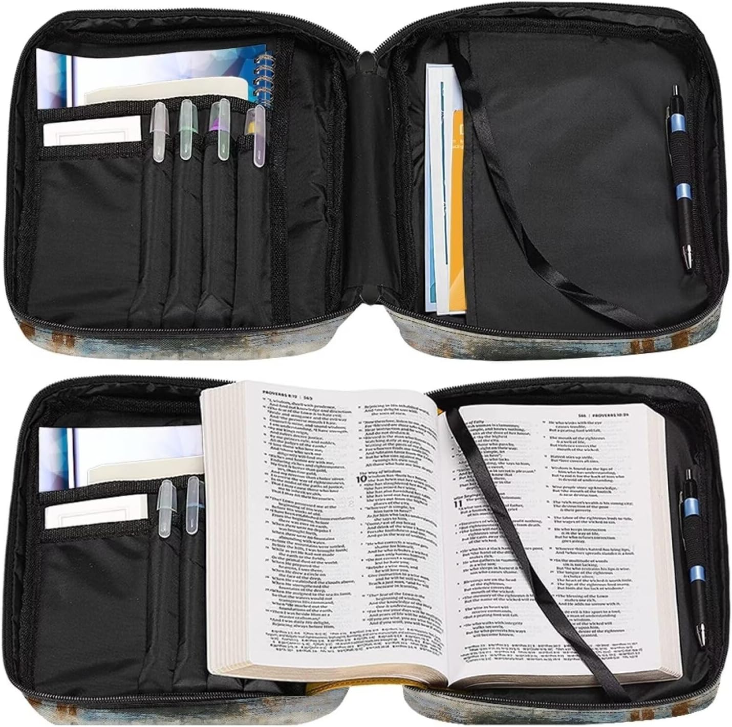 Bible Tote Bag Personalized Bible Covers for Women Bible Holder Case
