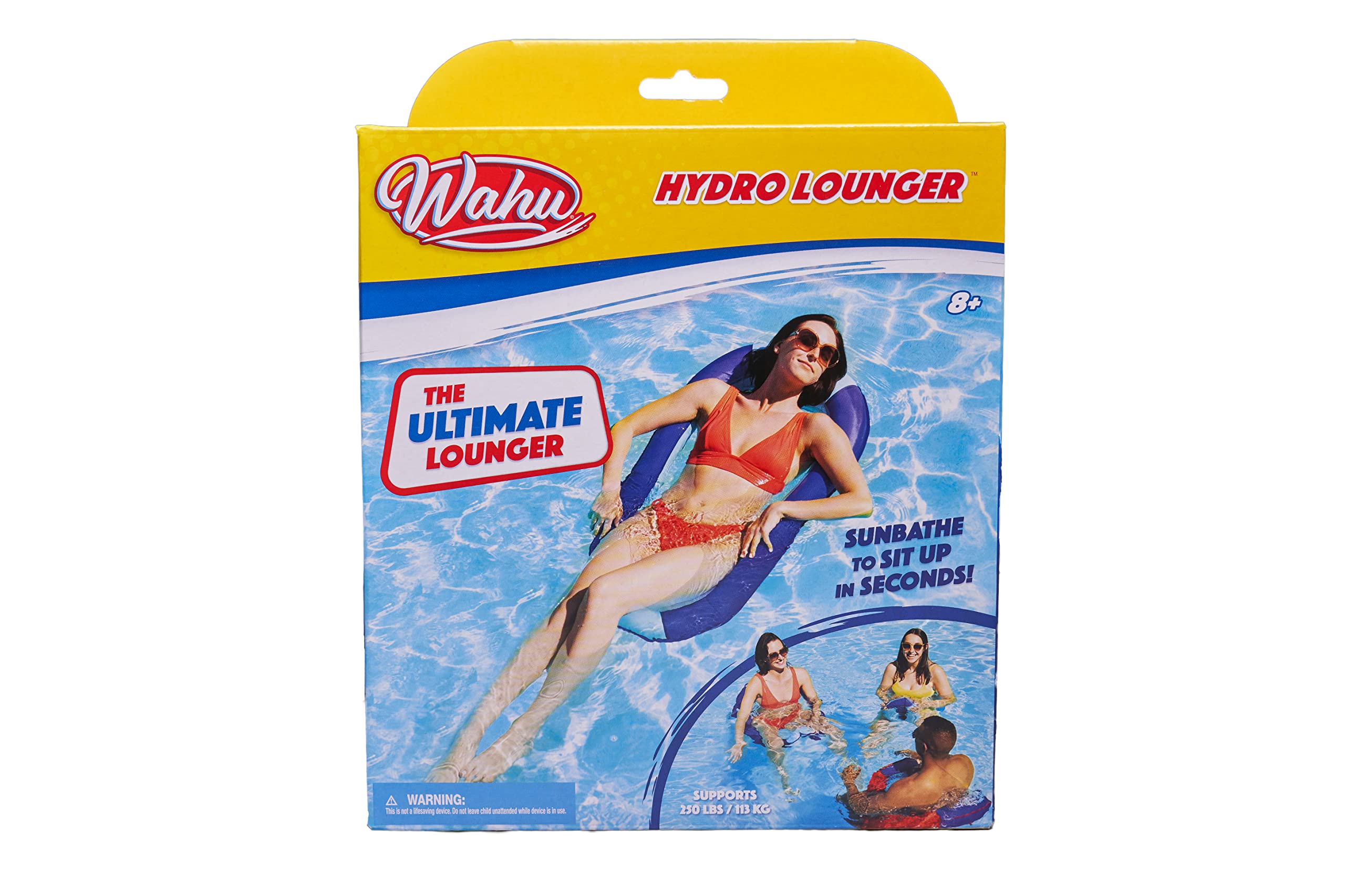 Wahu, Hydro Lounger, materassino ultra sottile e leggero, ideale per mare e piscina